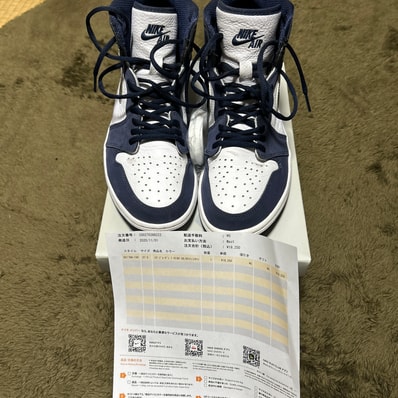 Nike Air Jordan 1 High OG CO.JP "White/Midnight Navy" (2020)(ブリーフケースなし)