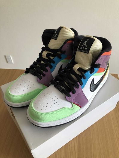 Nike Women's Air Jordan 1 Mid "Multi Color"