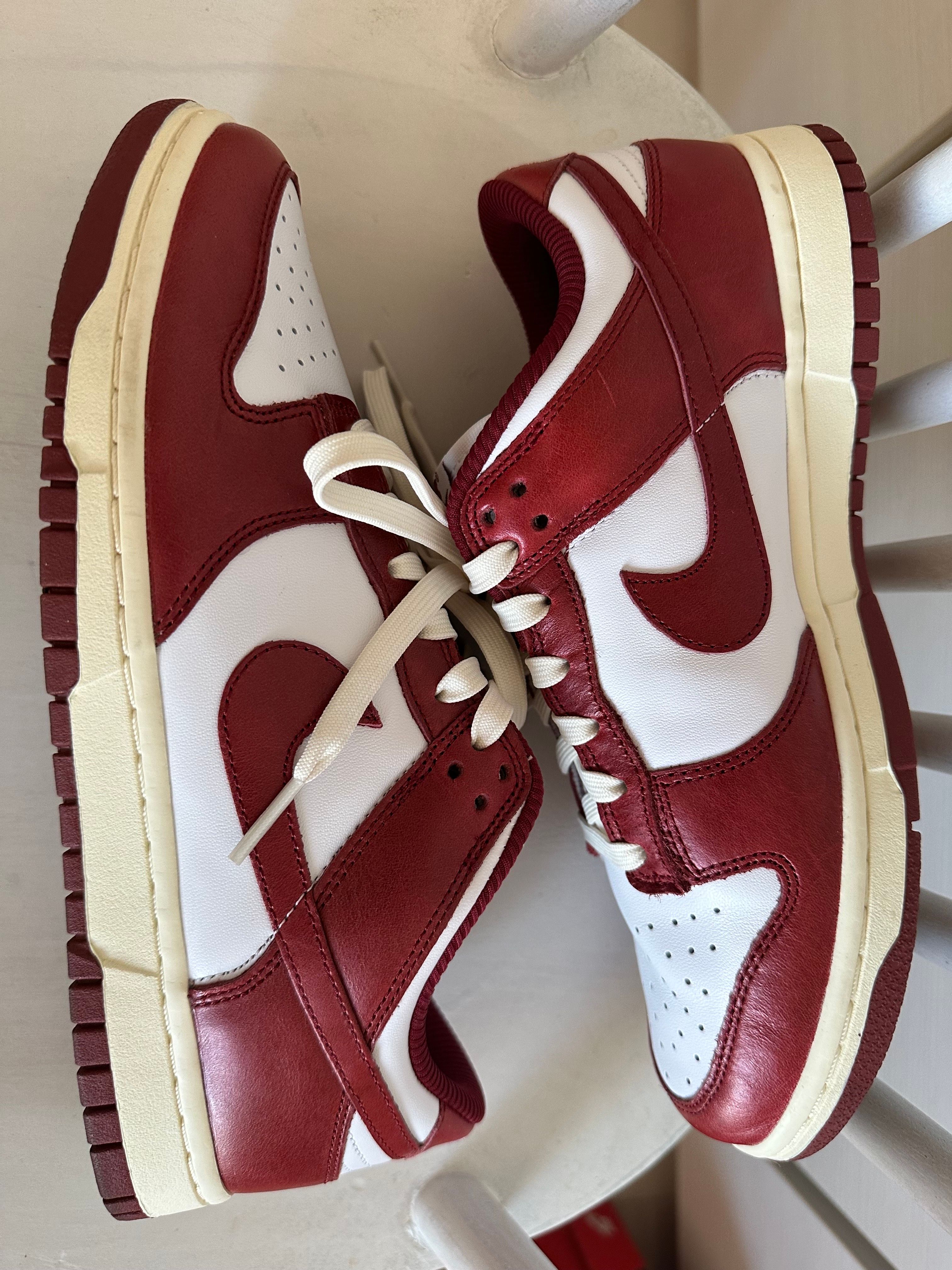 Nike Women's Dunk Low PRM "Team Red and White"
