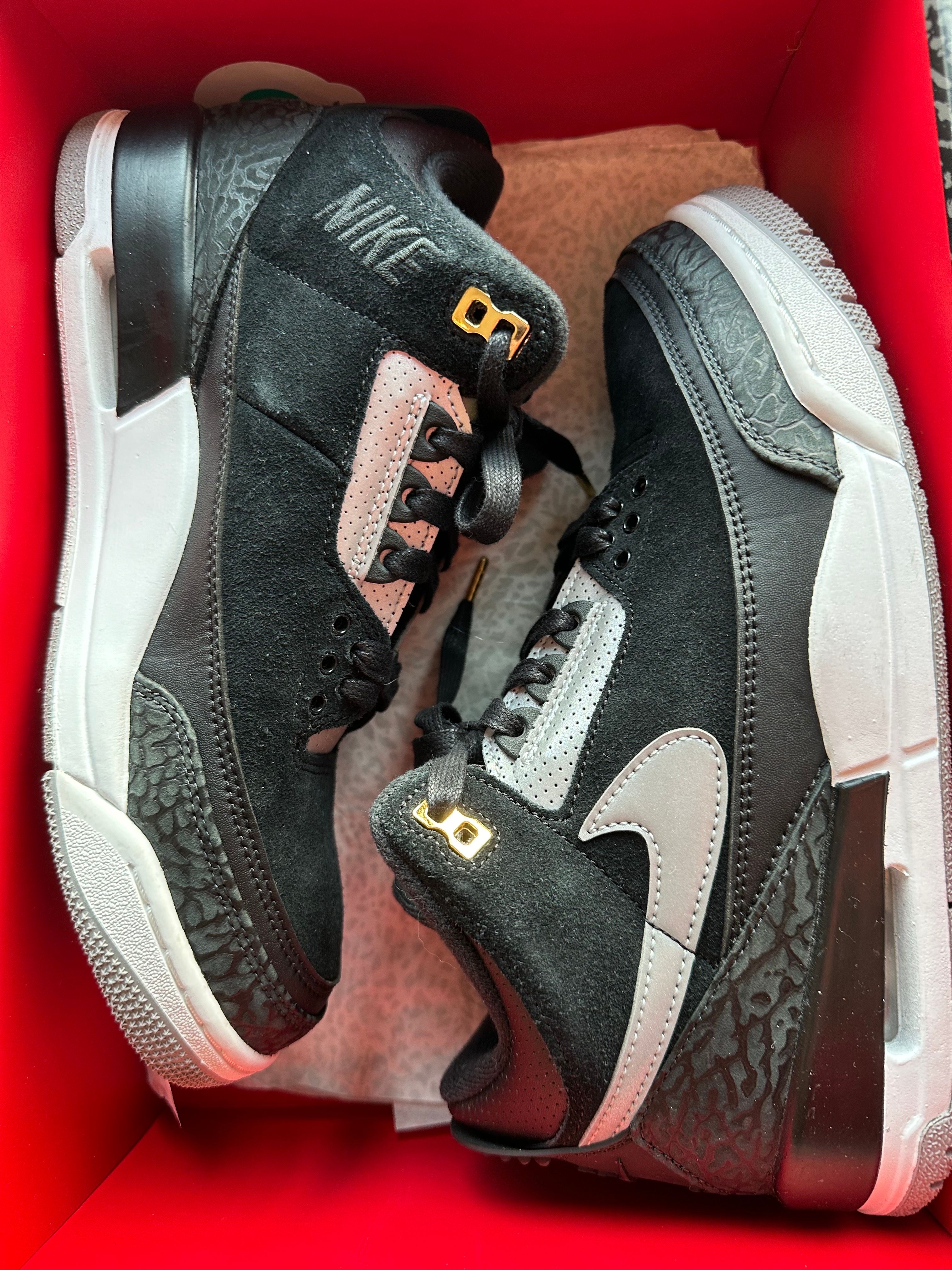 Nike Air Jordan 3 Retro Tinker "Black/Cement Grey"
