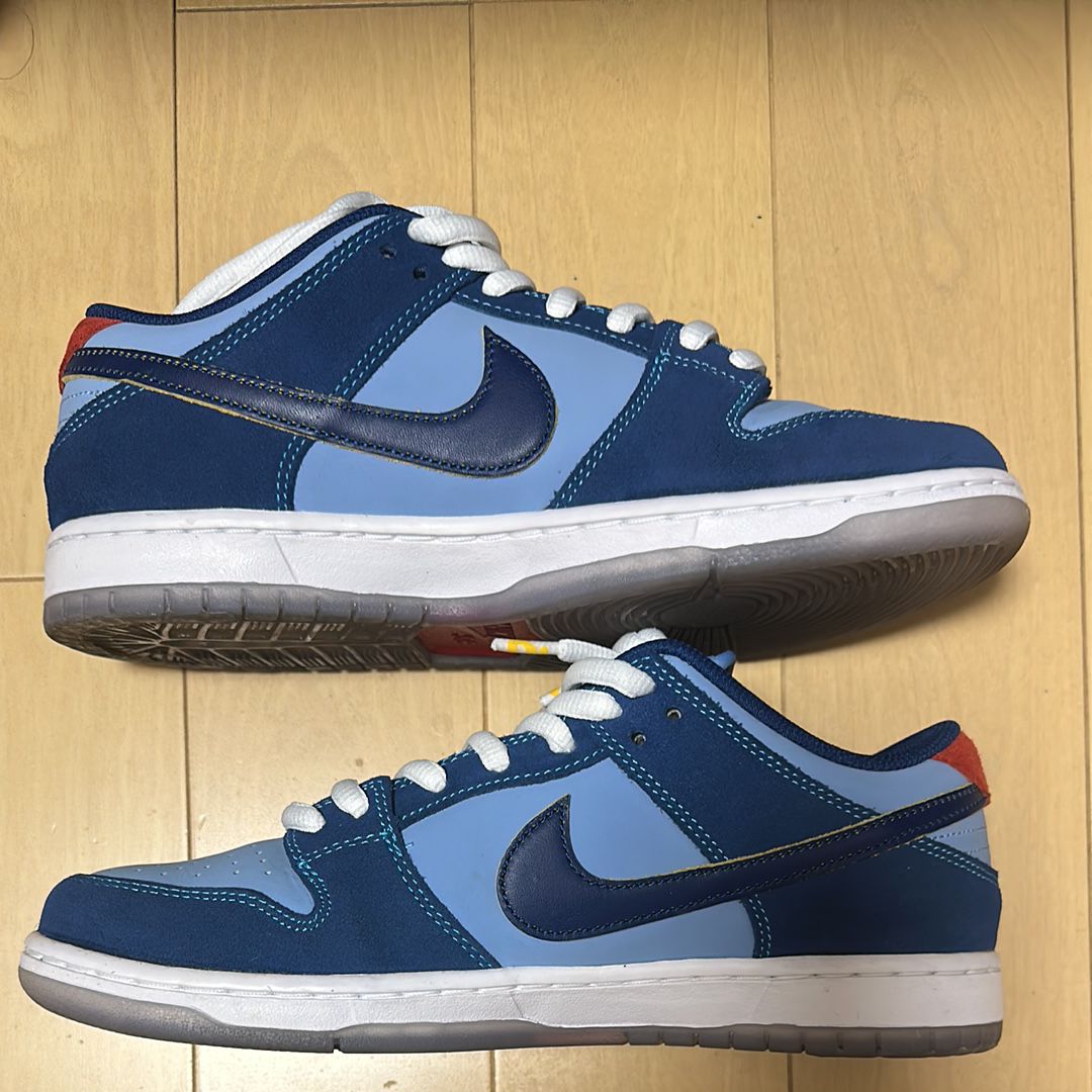 Why So Sad? × Nike SB Dunk Low "Coastal Blue/Speed Yellow-University Red"