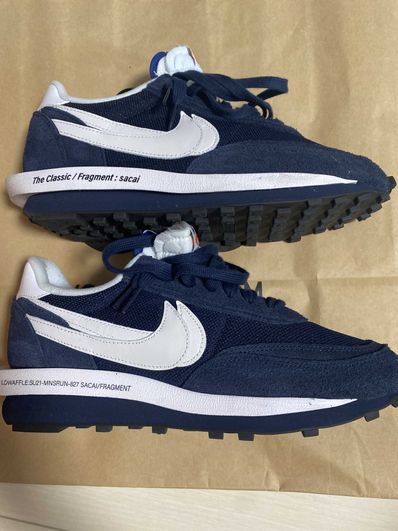 Fragment × sacai × Nike LD Waffle "Blackended Blue"
