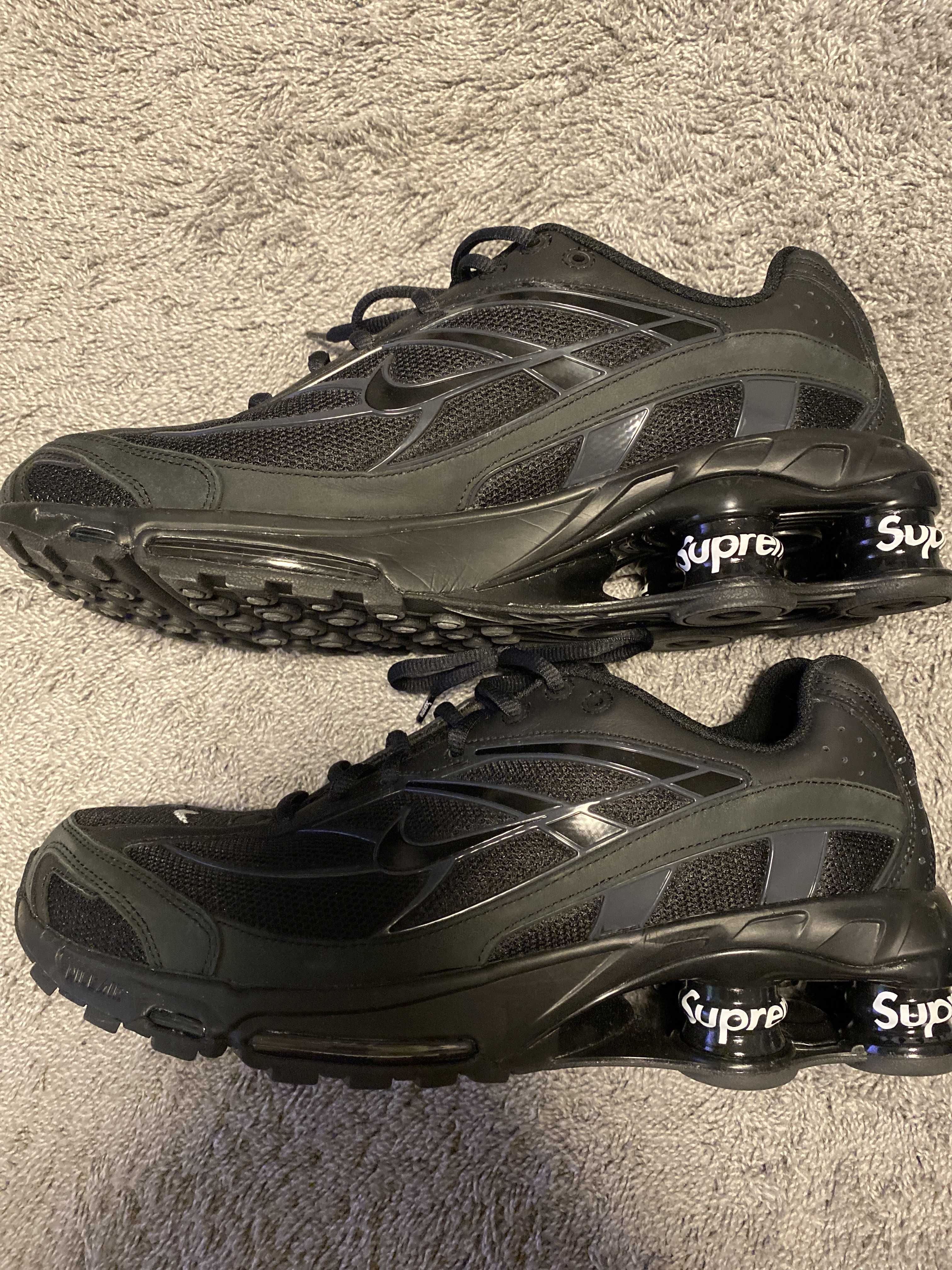 Supreme × Nike Shox Ride 2 "Black/Black-White"