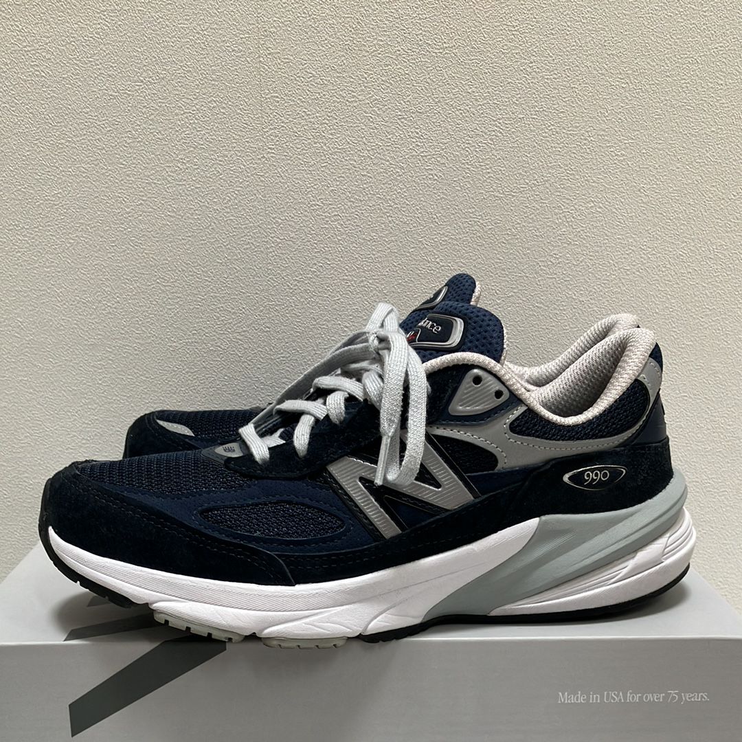 New Balance 990V6 "Navy" (Heel NB Logo)