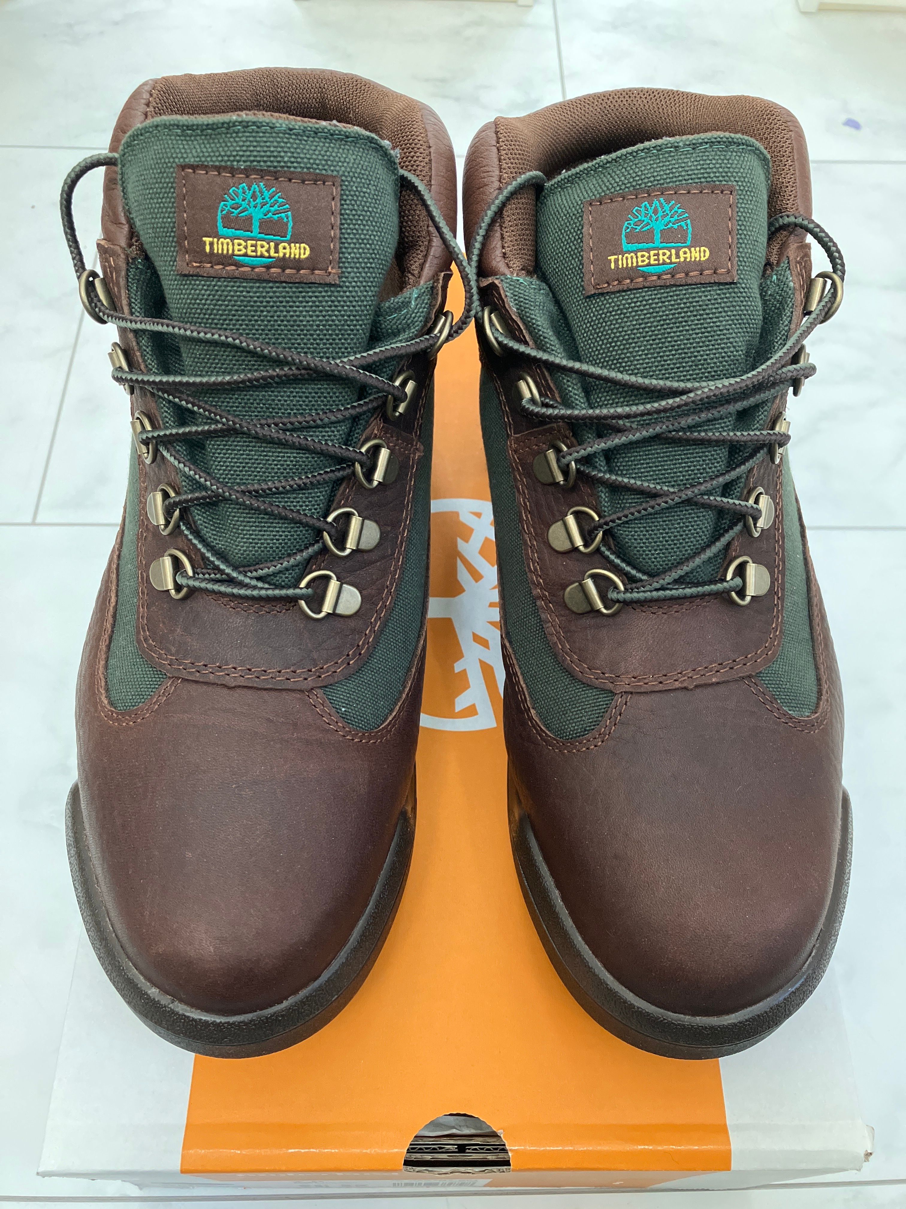 BEAMS Exclusive Timberland Field Boots "Beef/Broccoli"