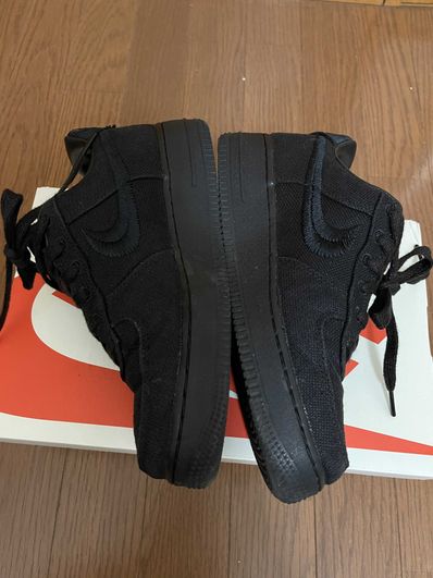 Stussy × Nike Air Force 1 Low "Triple Black"