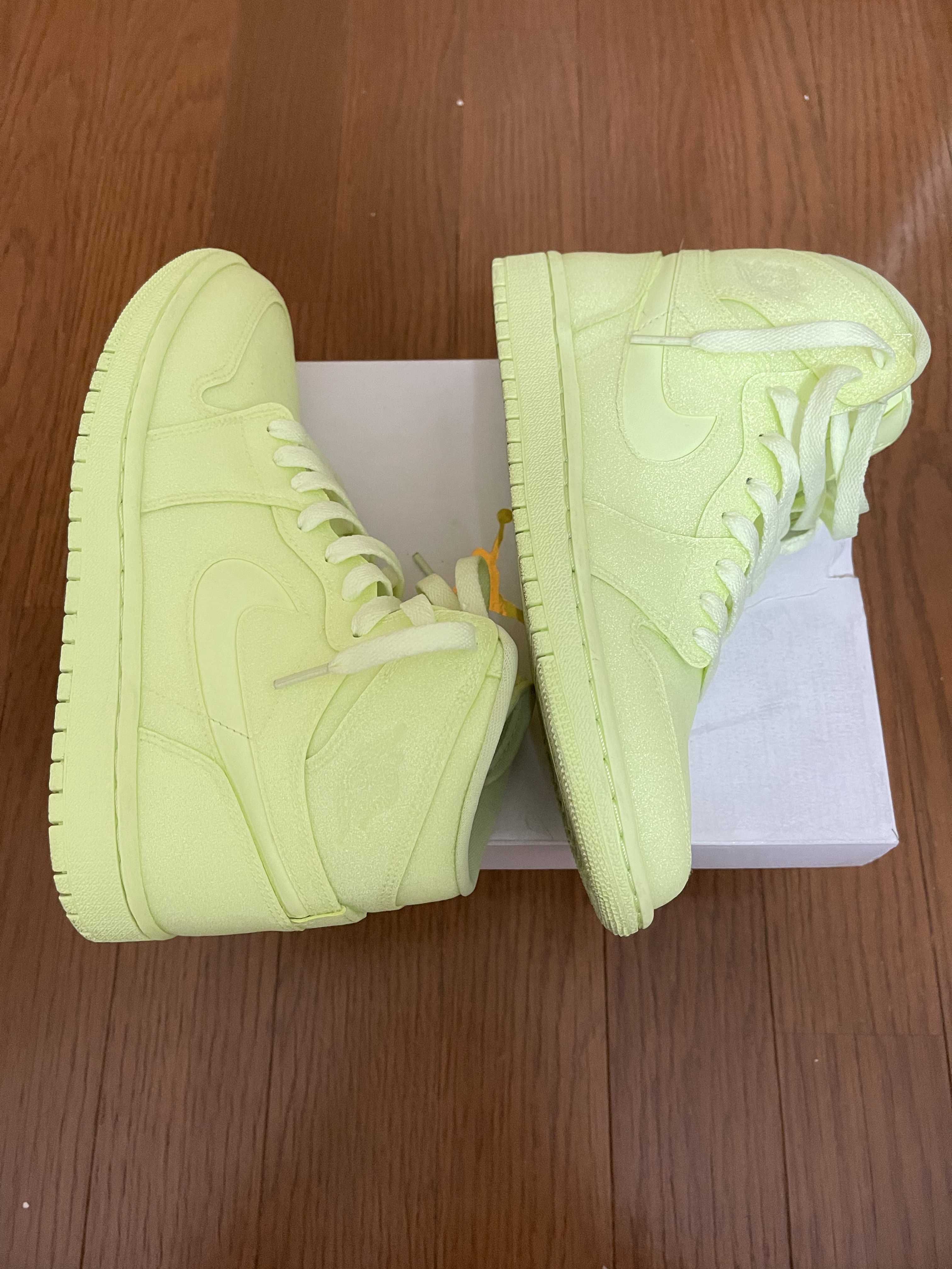 Nike Women's Air Jordan 1 High "Barely Volt"