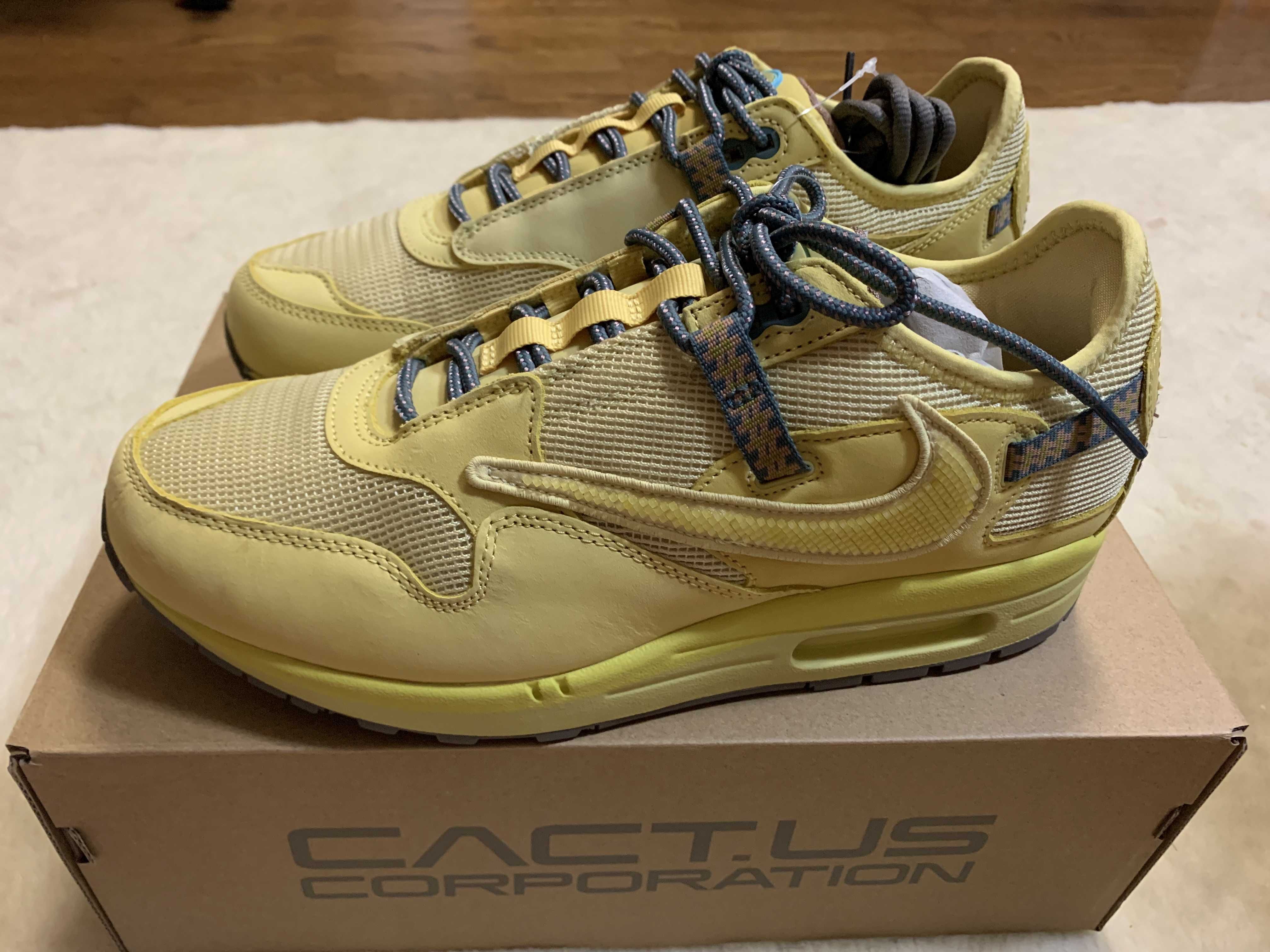 Travis Scott × Nike Air Max 1 "CACT.US Gold"