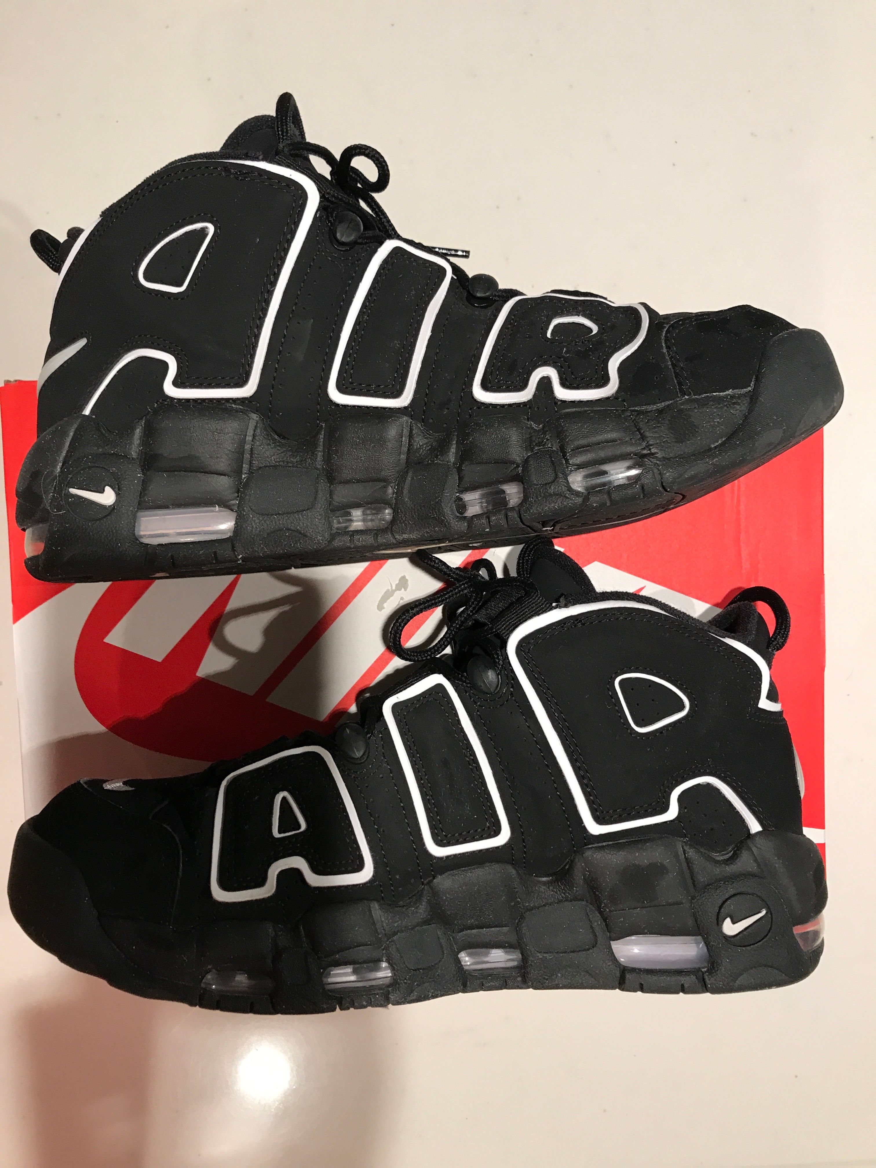 Nike Air More Uptempo "Black/White"(2020)