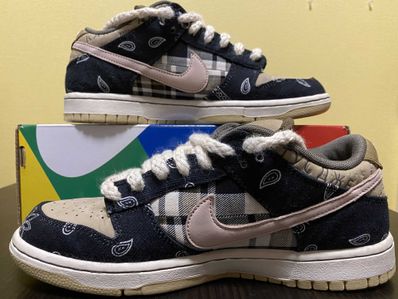 Travis Scott × Nike SB Dunk Low "Black/Parachute Beige"