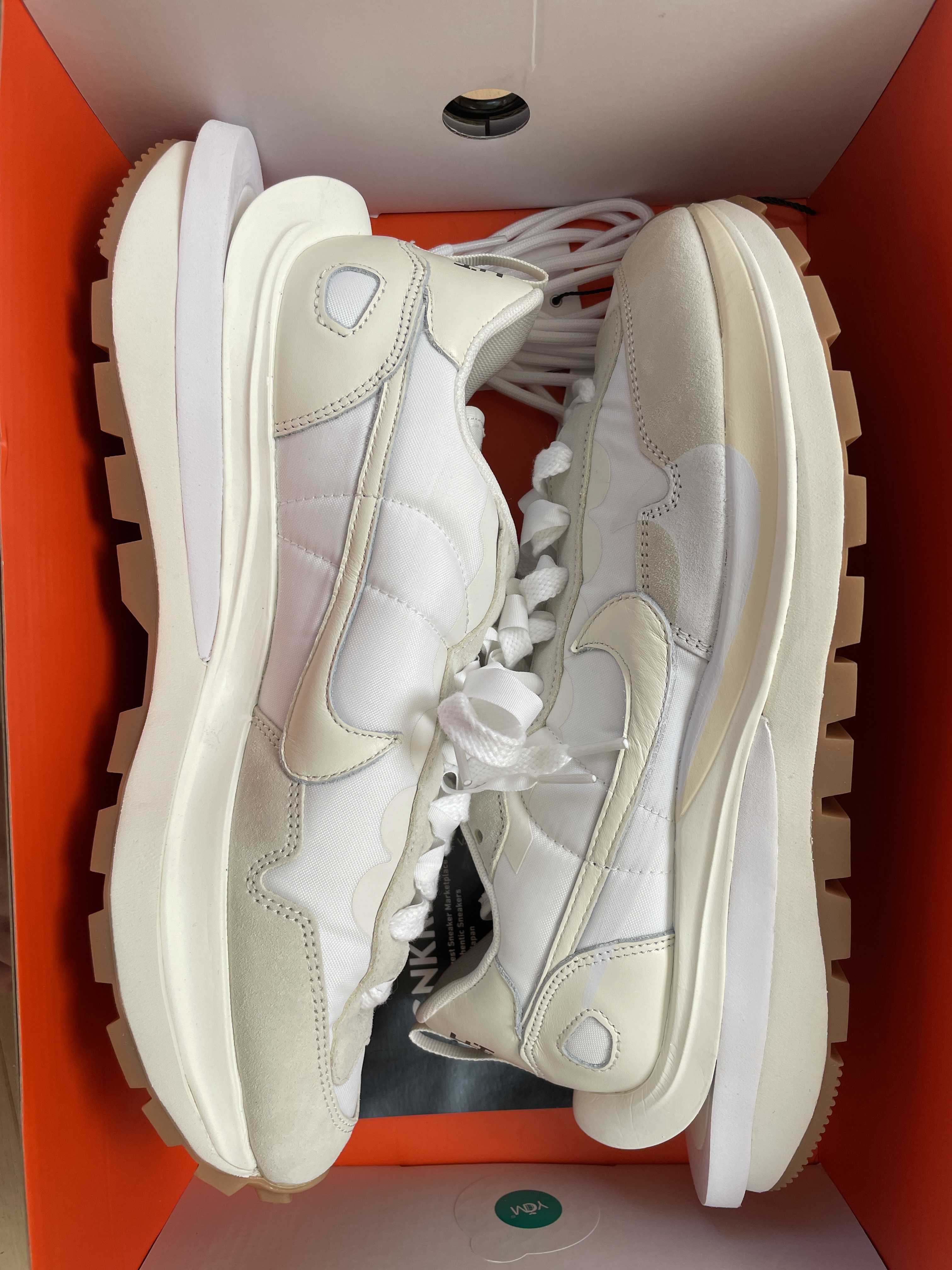 sacai × Nike Vapor Waffle "White Gum"