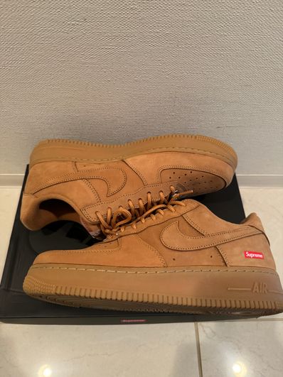 Supreme × Nike Air Force 1 Low "Flax/Wheat"