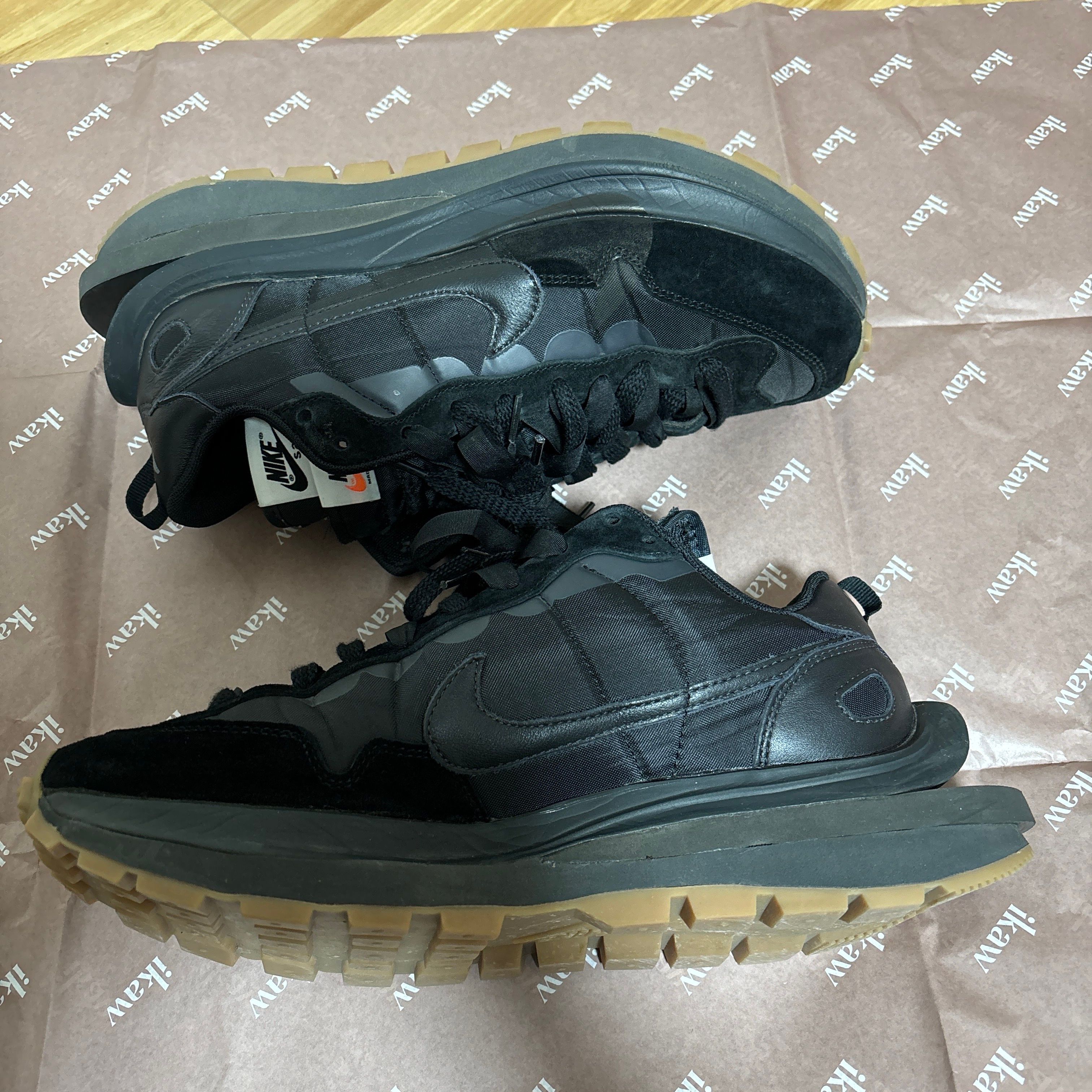 sacai × Nike VaporWaffle "Black Gum"