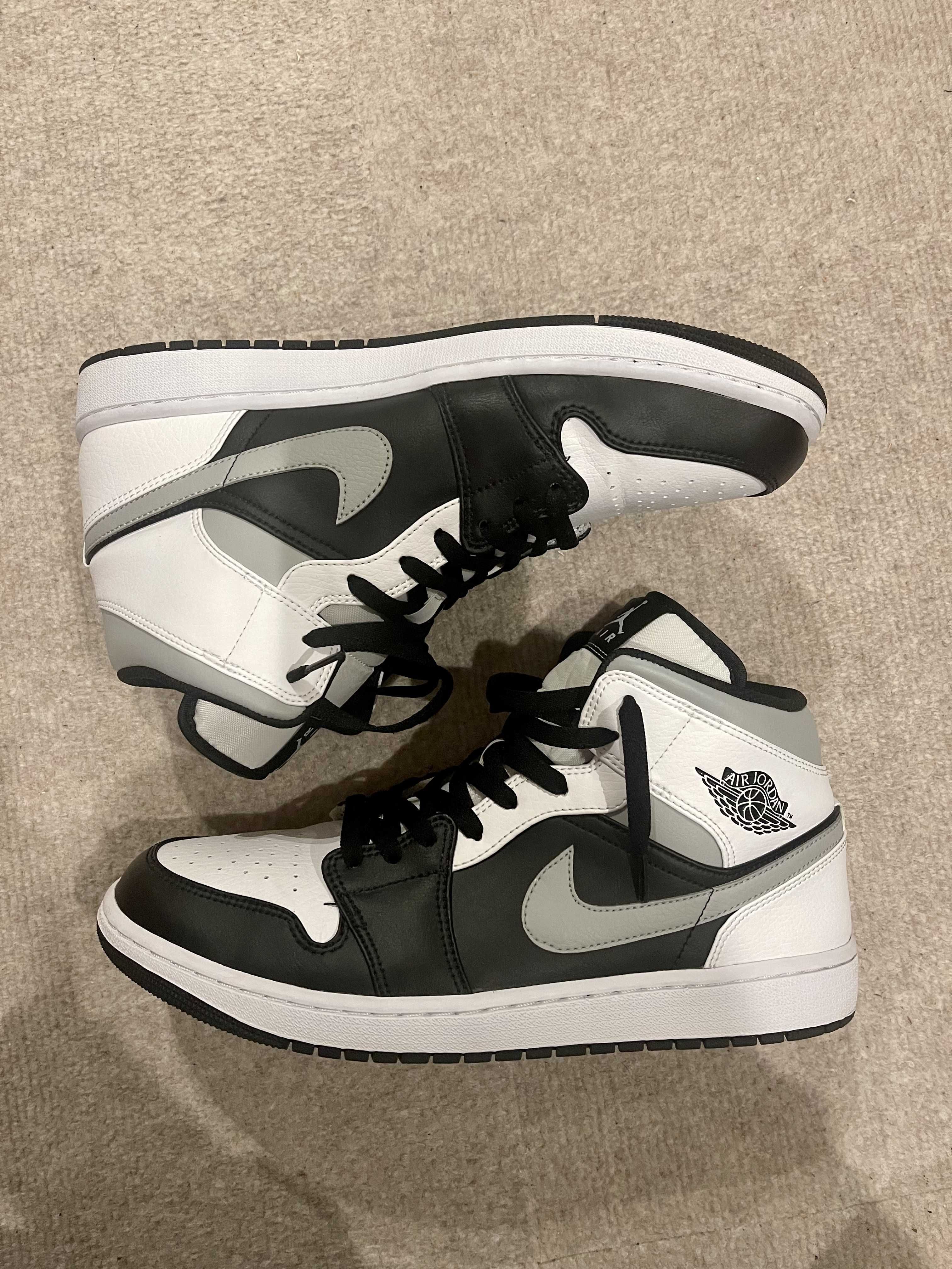 NIKE AIR JORDAN 1 MID "WHITE SHADOW"