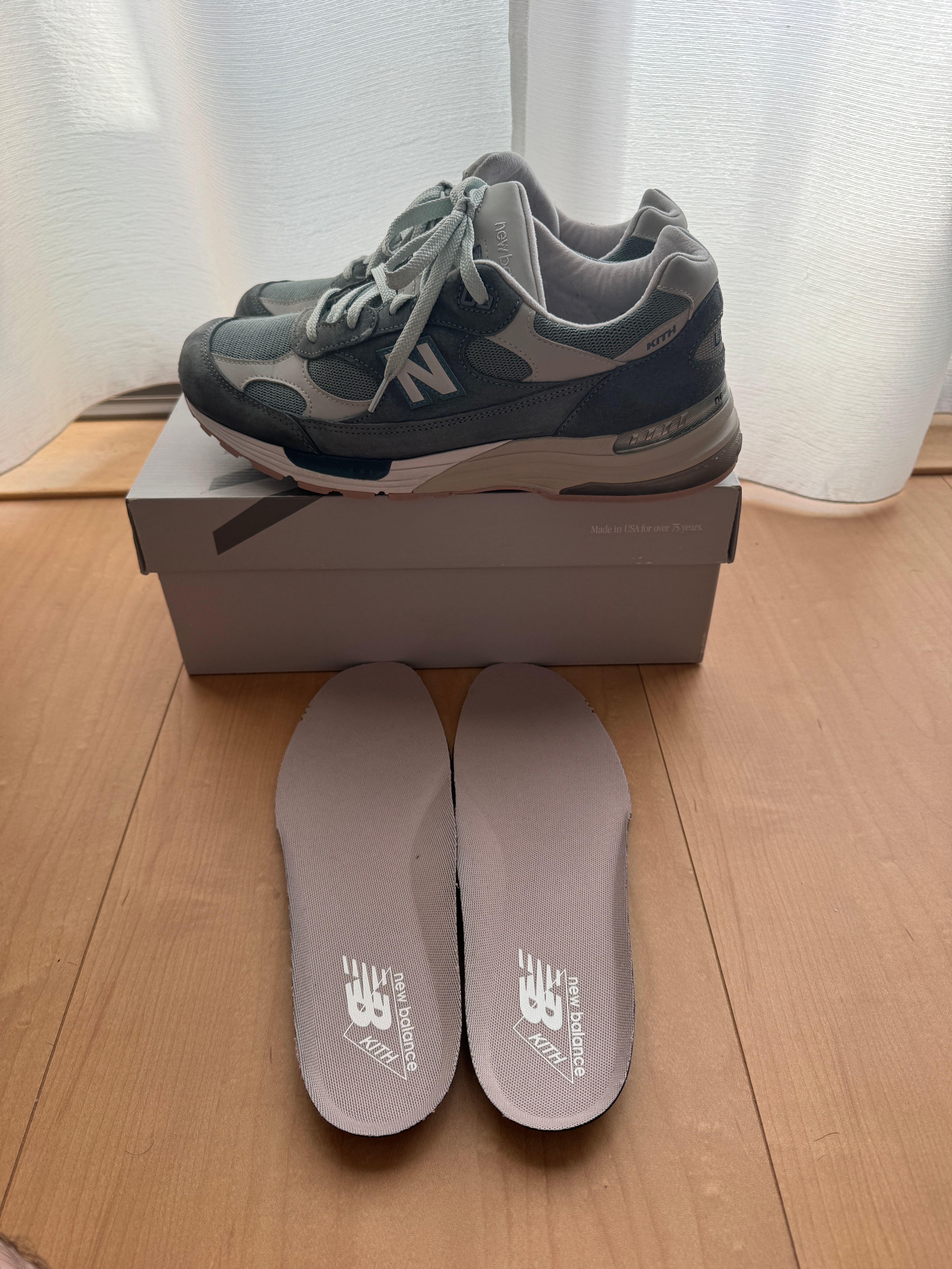 KITH × New Balance 992 "Aegean Blue/Shadow Gray"