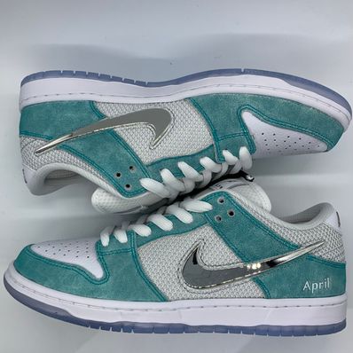 APRIL SKATEBOARDS × Nike SB Dunk Low Pro QS "White and Multi-Color"