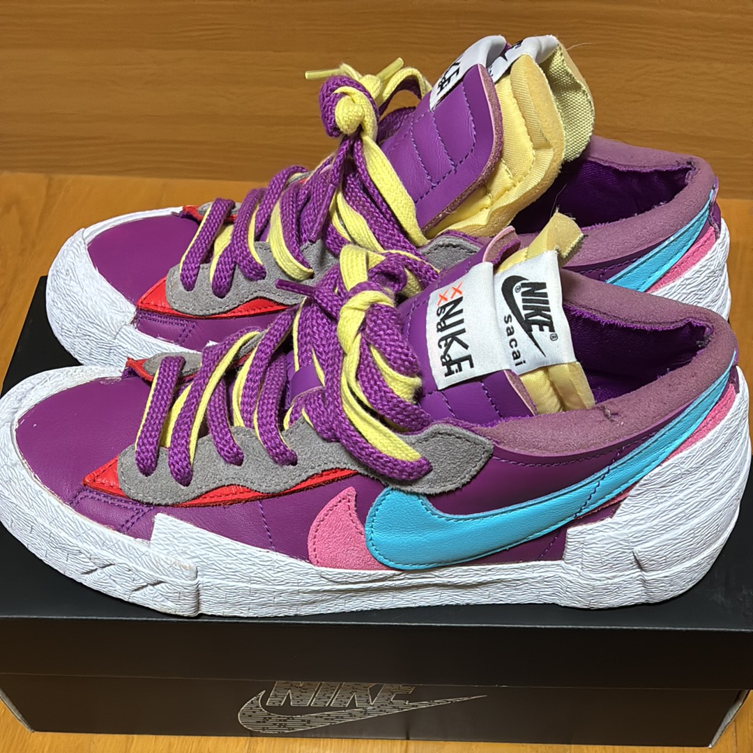 KAWS × sacai × Nike Blazer Low "Purple Dusk"