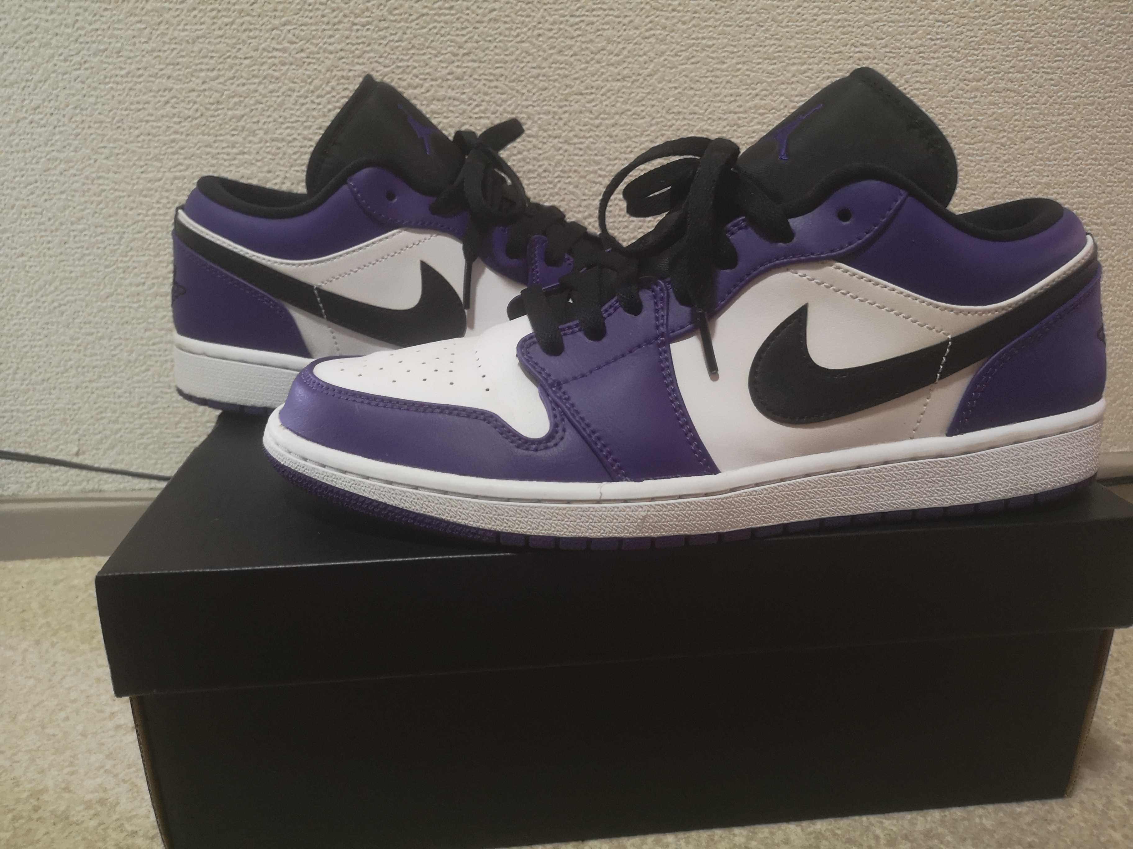 NIKE AIR JORDAN 1 LOW "COURT PURPLE"