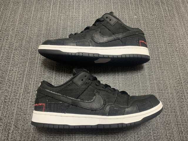 Wasted Youth × Nike SB Dunk Low "Black Denim" / VERDY