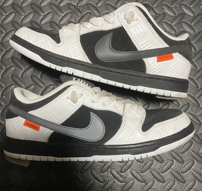 TIGHTBOOTH × Nike SB Dunk Low Pro QS "Black and White"