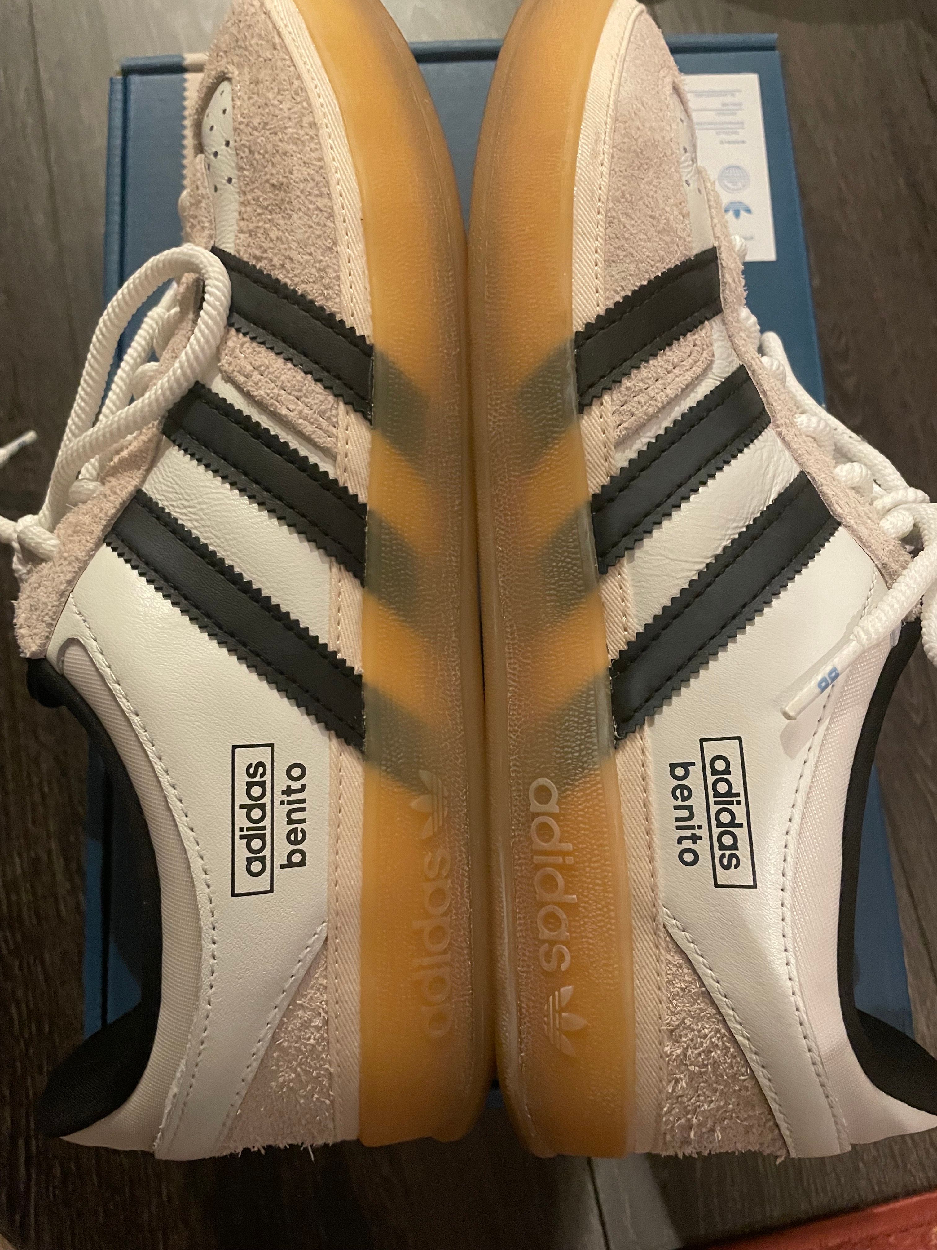Bad Bunny × adidas Gazelle Indoor "Core White/Core Black/Gum"