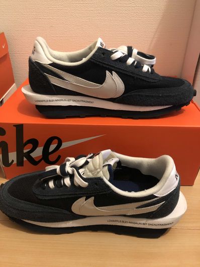 Fragment × sacai × Nike LD Waffle "Blackended Blue"