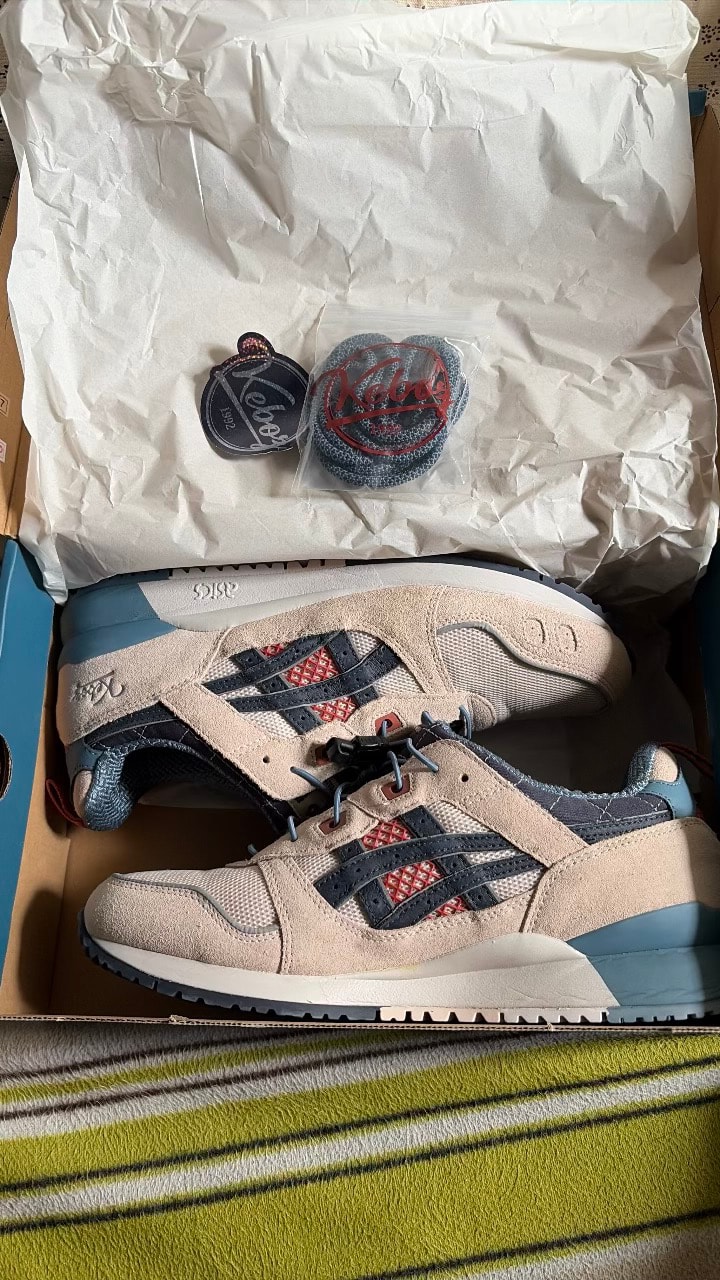 KEBOZ × mita sneakers × Asics Gel-Lyte 3 OG "TAITO"