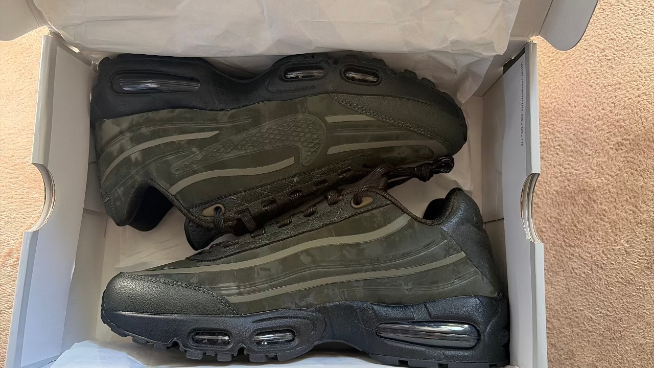 Worksout × Nike Air Max 95 Big Bubble "Uniform/Medium Olive and Sequoia"