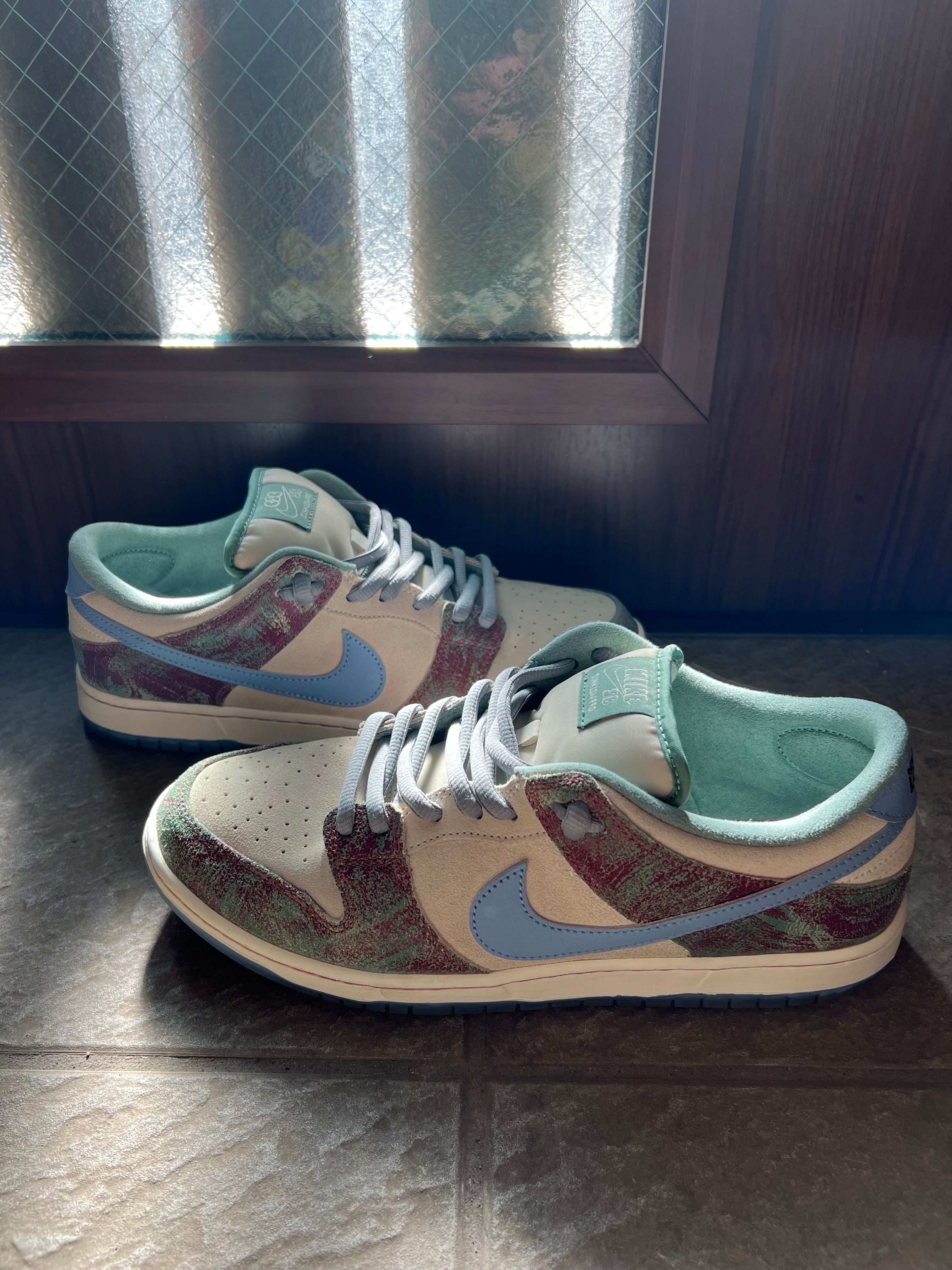 Crenshaw Skate Club × Nike SB Dunk Low PRO QS "Sail/Light Blue-Cedar"