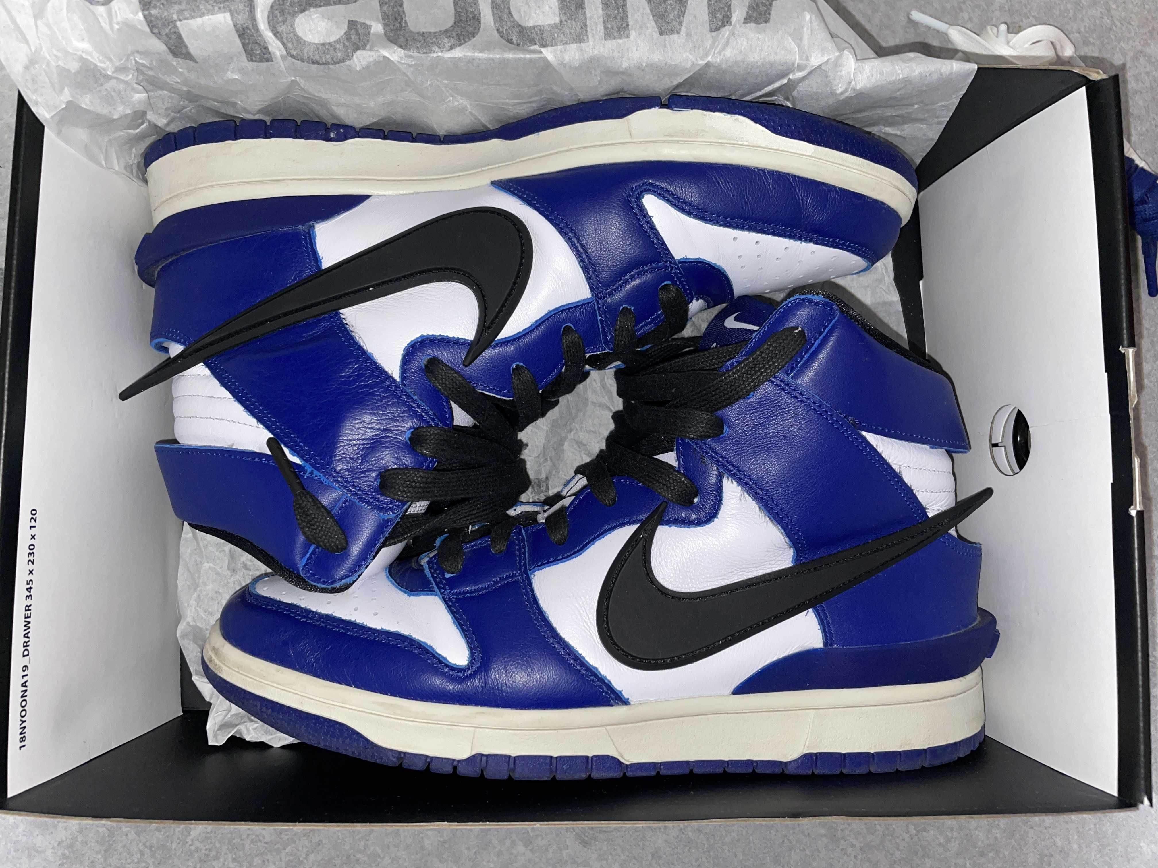 AMBUSH × NIKE DUNK HIGH "DEEP ROYAL"