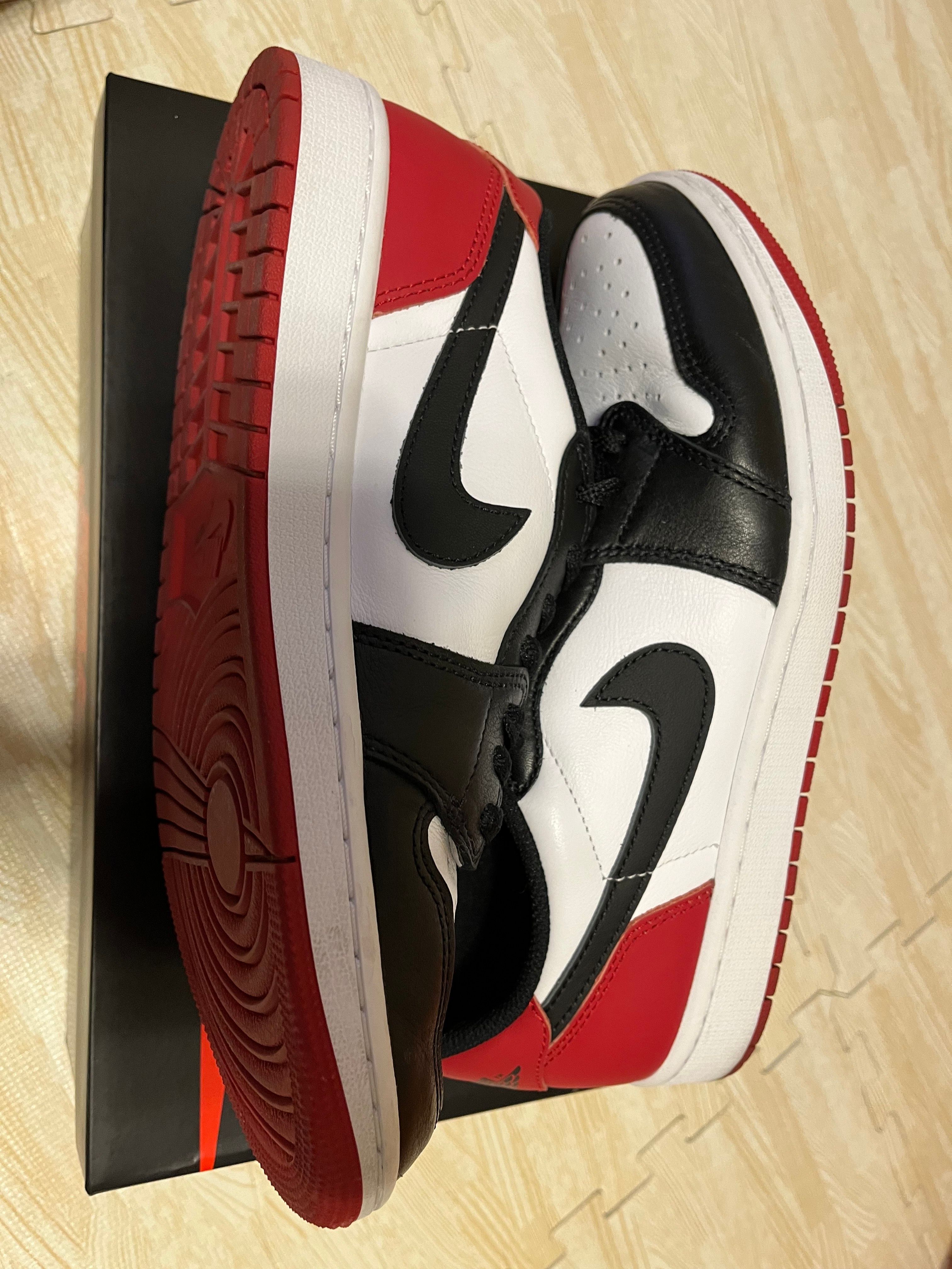 Nike Air Jordan 1 Retro Low OG "Black Toe"