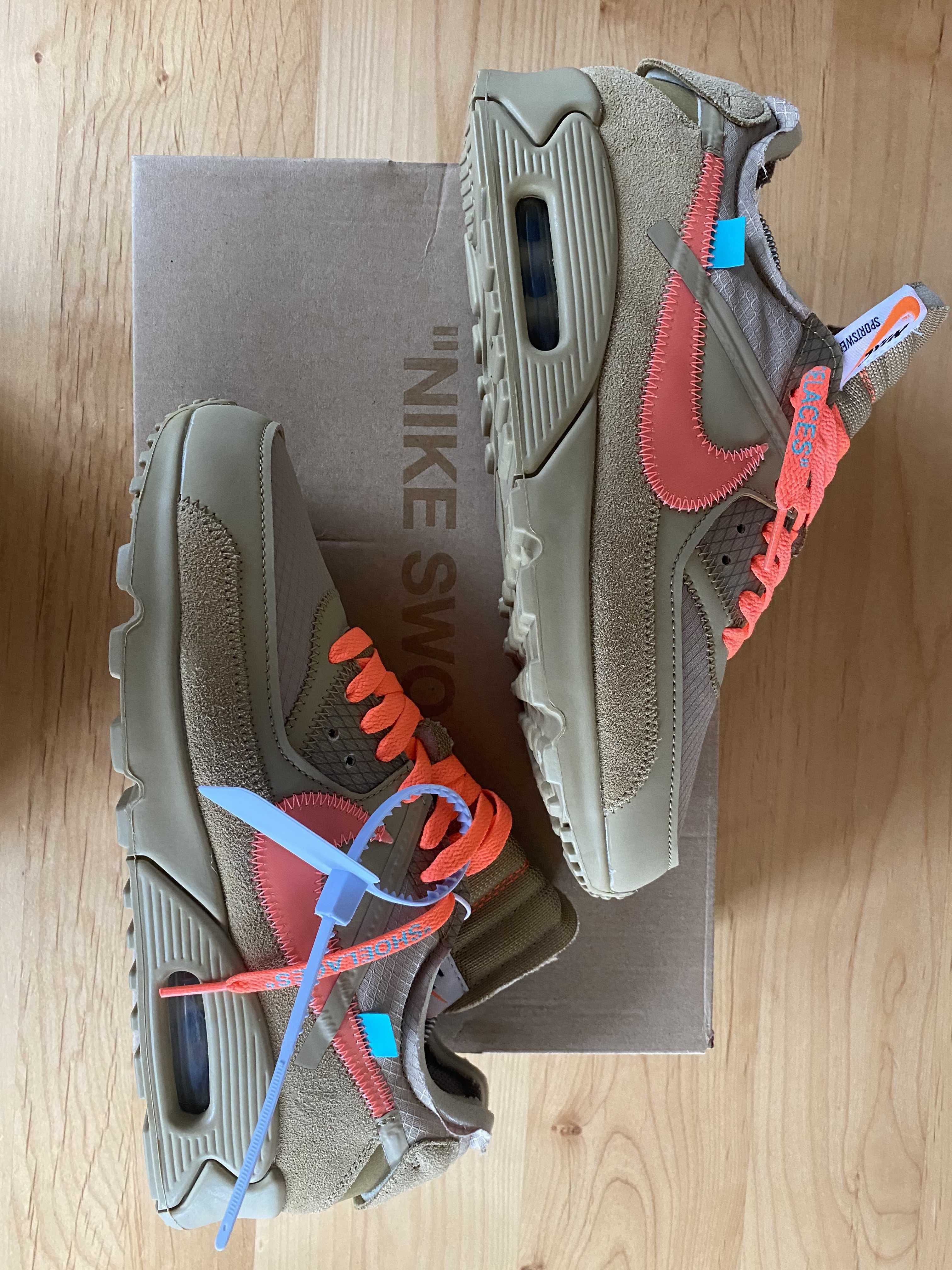 Off-White × Nike Air Max 90 "Desert Ore"