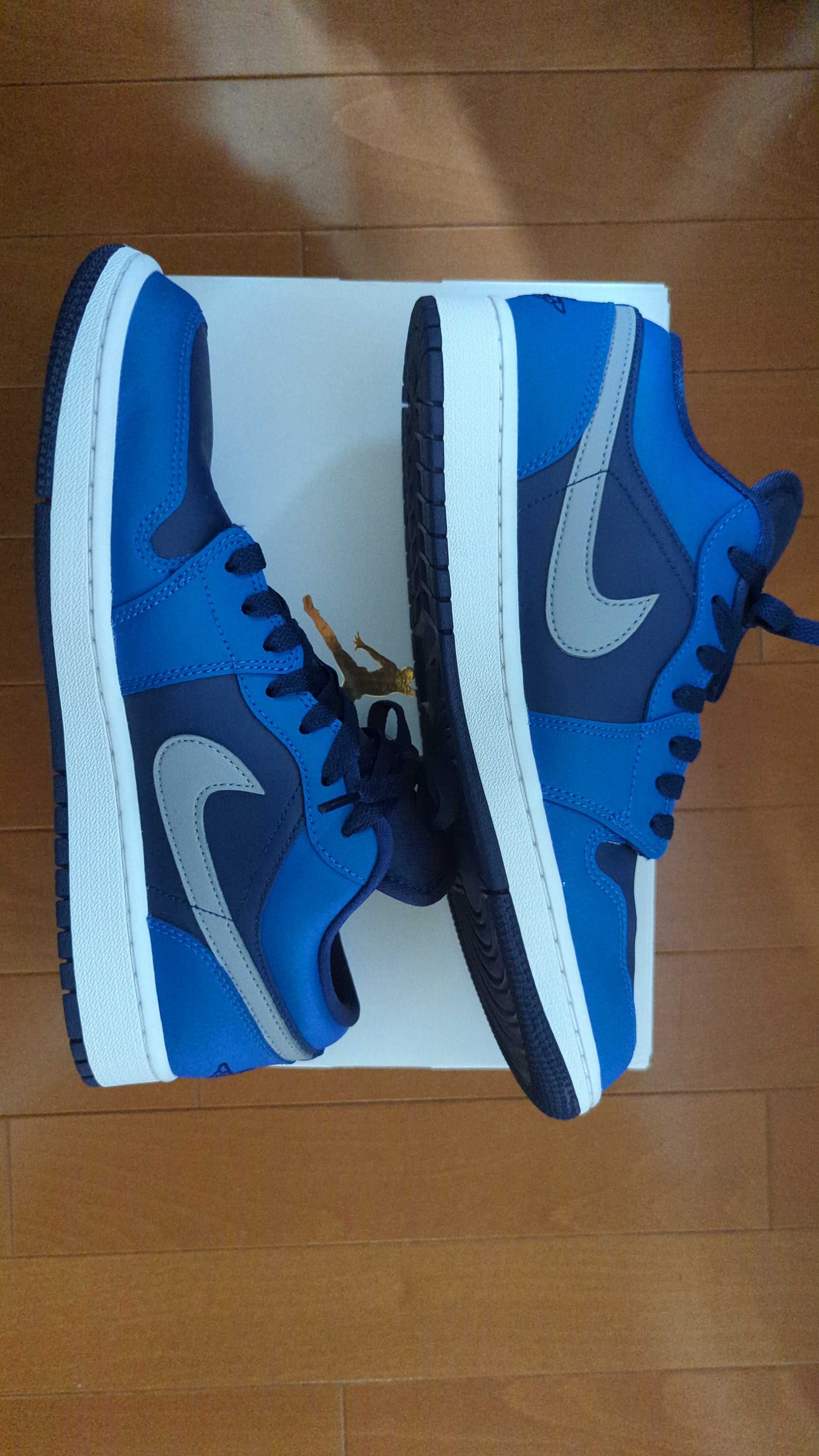 Nike Women's Air Jordan 1 Low "Game Royal/Stealth Blue/Void White"