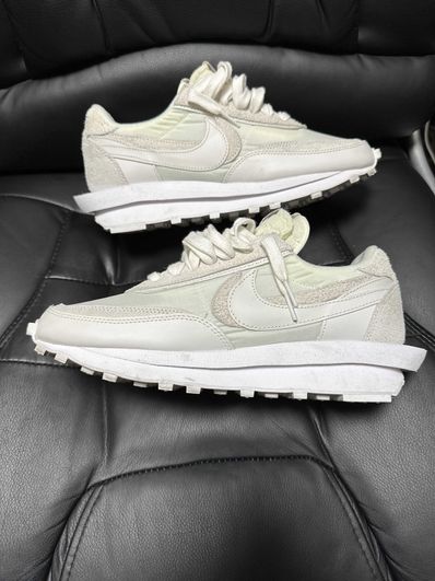 sacai × Nike LDV Waffle "Triple White"