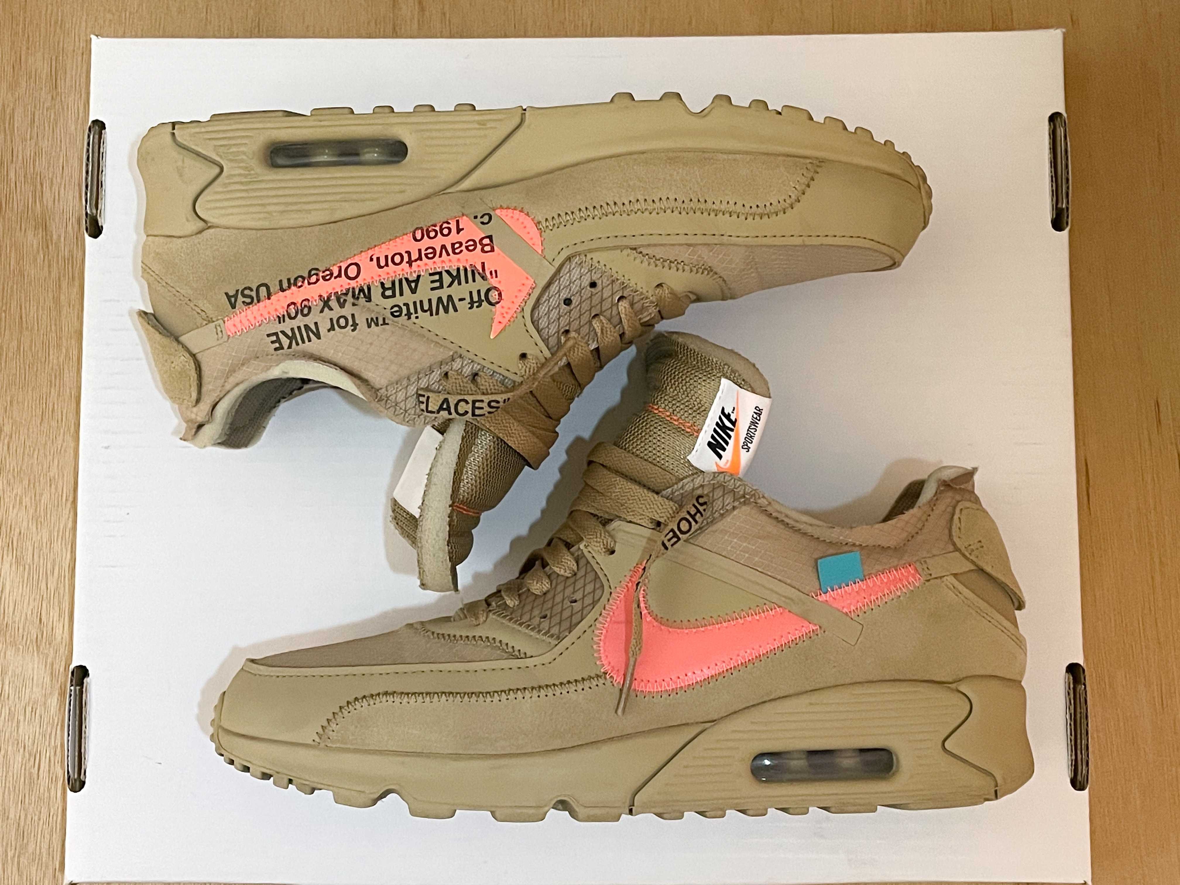 Off-White × Nike Air Max 90 "Desert Ore"