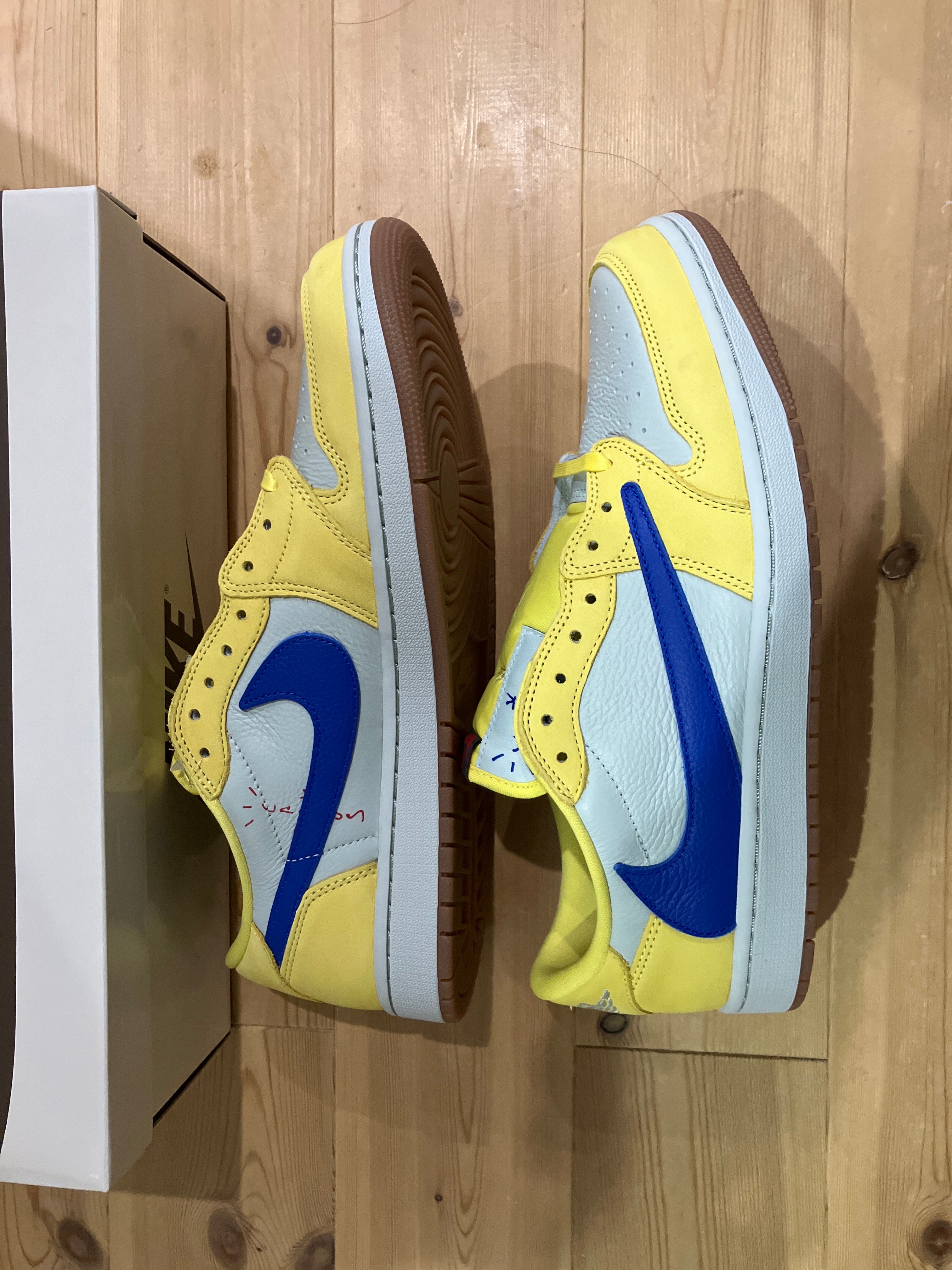 Travis Scott × Nike Women's Air Jordan 1 Retro Low OG "Canary"