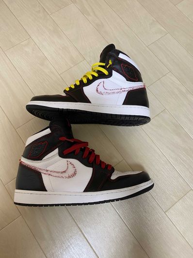 Nike Air Jordan 1 High OG Defiant "Black/Yellow/Gym Red"