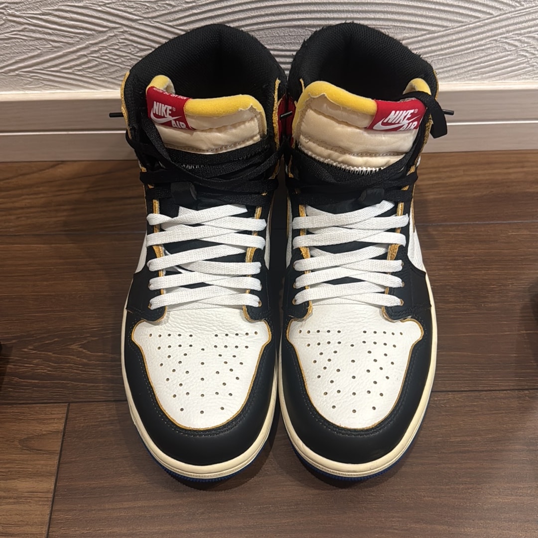 fragment design × UNION × Nike Air Jordan 1 High OG "Black/Varsity Red"