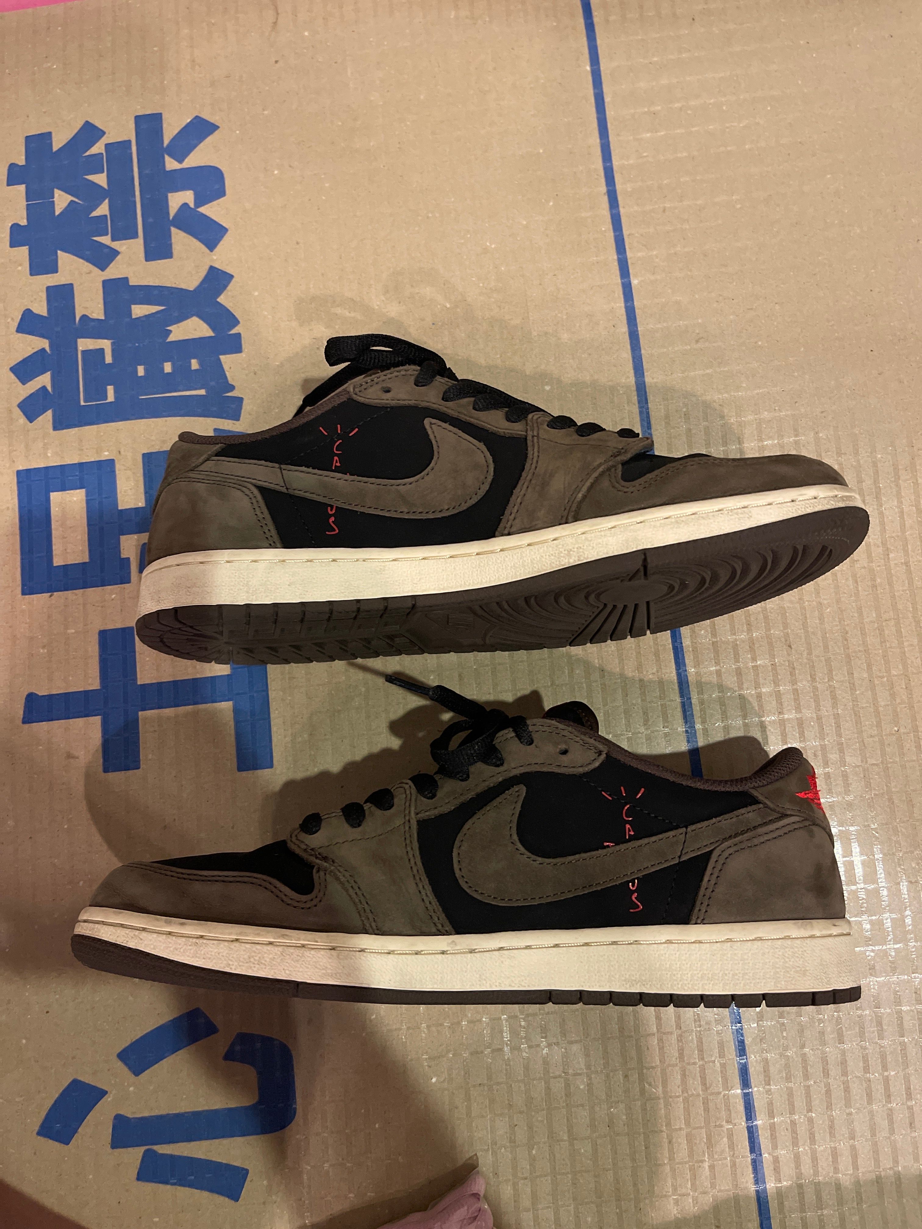 Travis Scott × Nike Air Jordan 1 Low OG SP-T "Black/Dark Mocha"