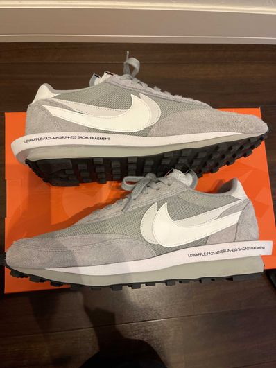 Fragment × sacai × Nike LD Waffle "Light Smoke Grey"