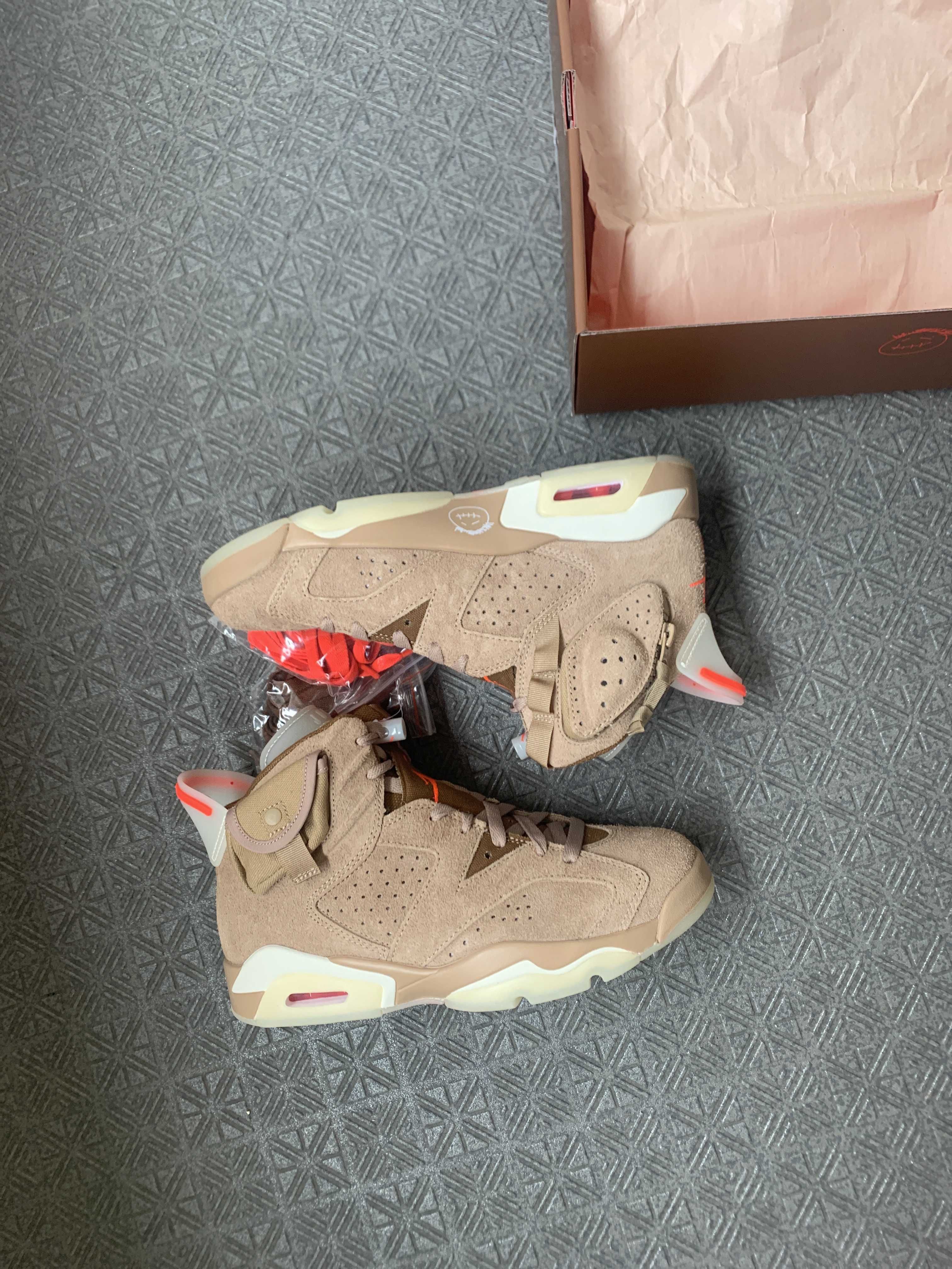Travis Scott × Nike Air Jordan 6 "British Khaki"