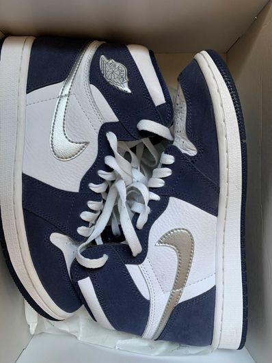 Nike Air Jordan 1 High OG CO.JP "White/Midnight Navy" (2020)(ブリーフケースなし)