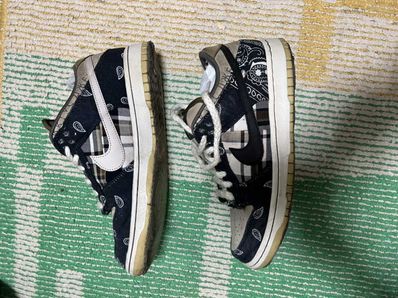 Travis Scott × Nike SB Dunk Low "Black/Parachute Beige"