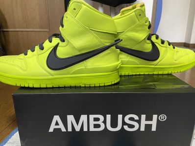 AMBUSH × NIKE DUNK HIGH "FLASH LIME"