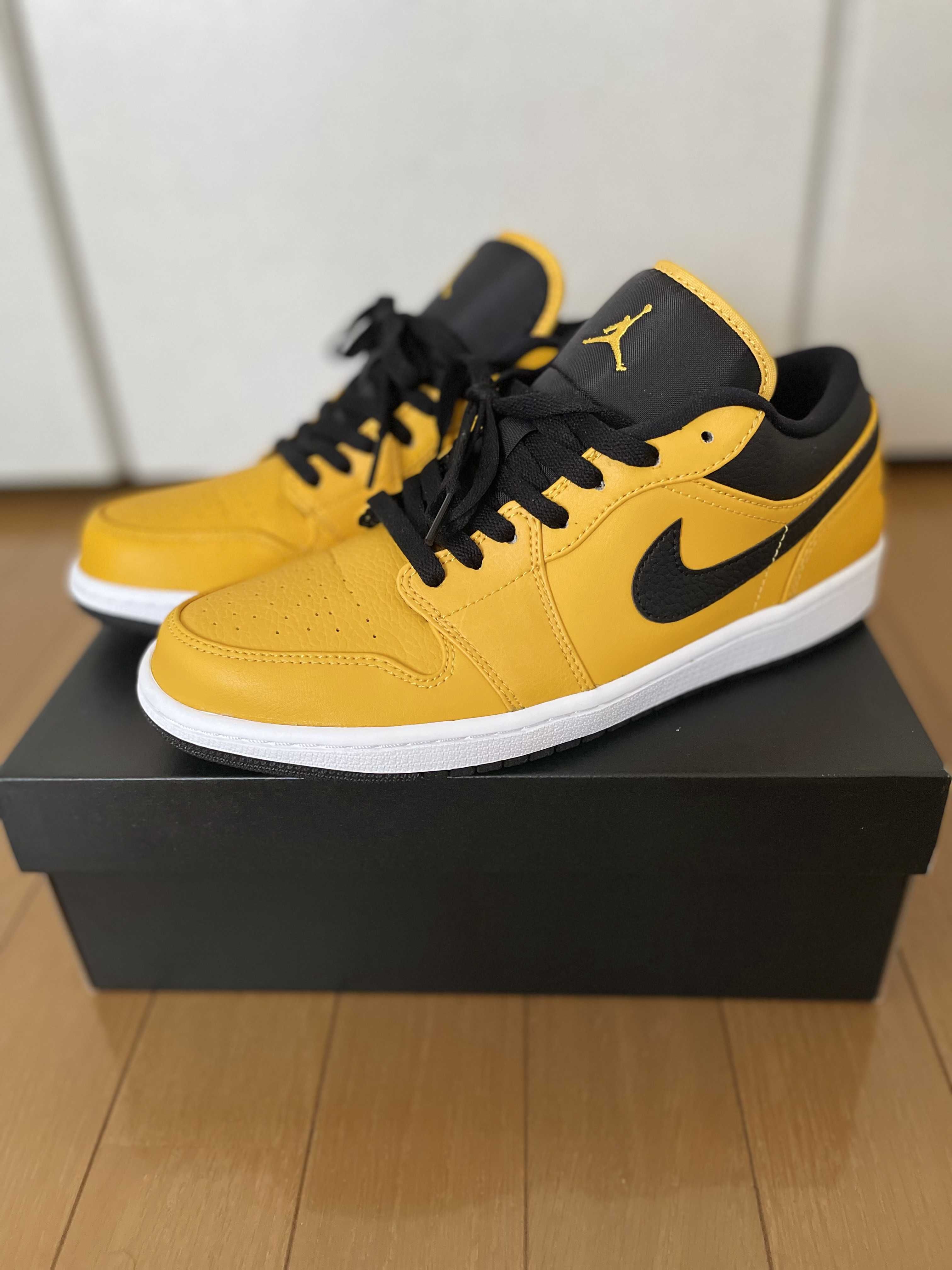 NIKE AIR JORDAN 1 LOW "UNIVERSITY GOLD"