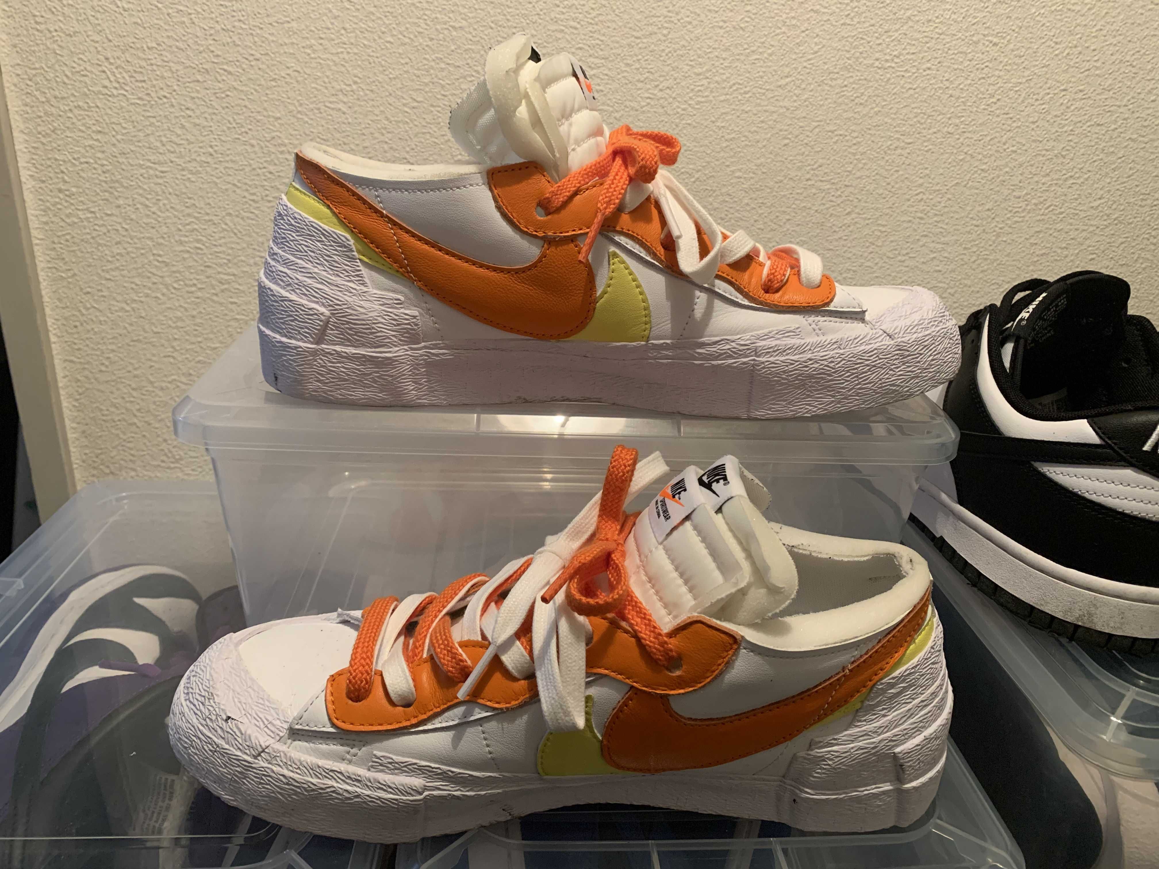 SACAI × NIKE BLAZER LOW "MAGMA ORANGE"