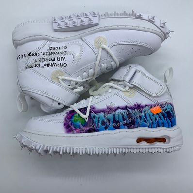 Off-White × Nike Air Force 1 Mid "Graffiti"