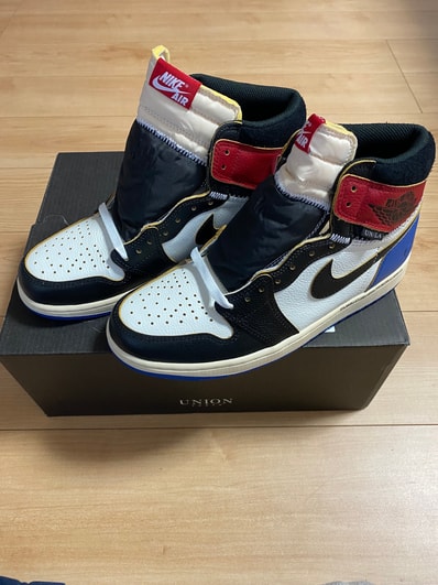 fragment design × UNION × Nike Air Jordan 1 High OG "Black/Varsity Red"