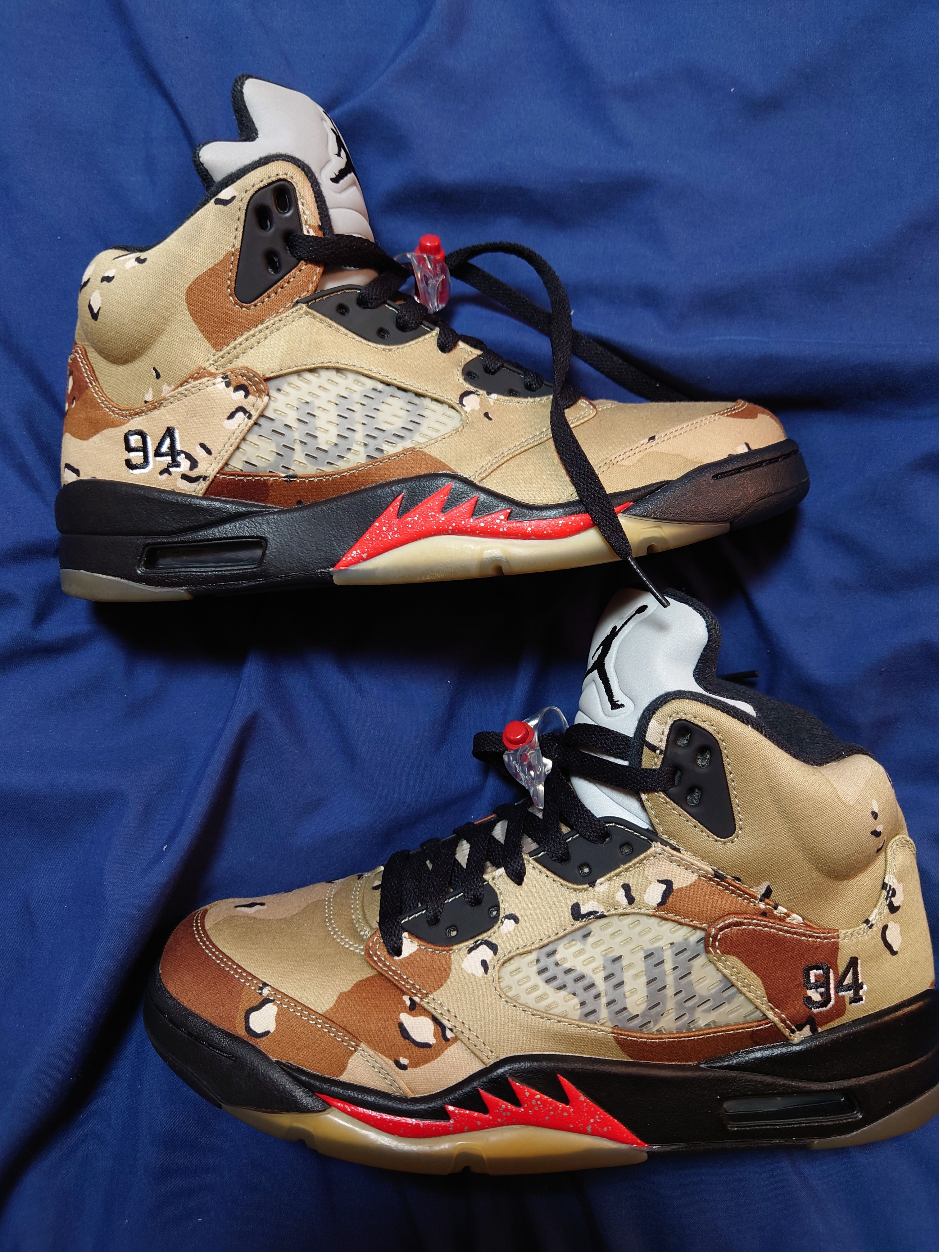 Supreme × Nike Air Jordan 5 Retro "Desert Camo"