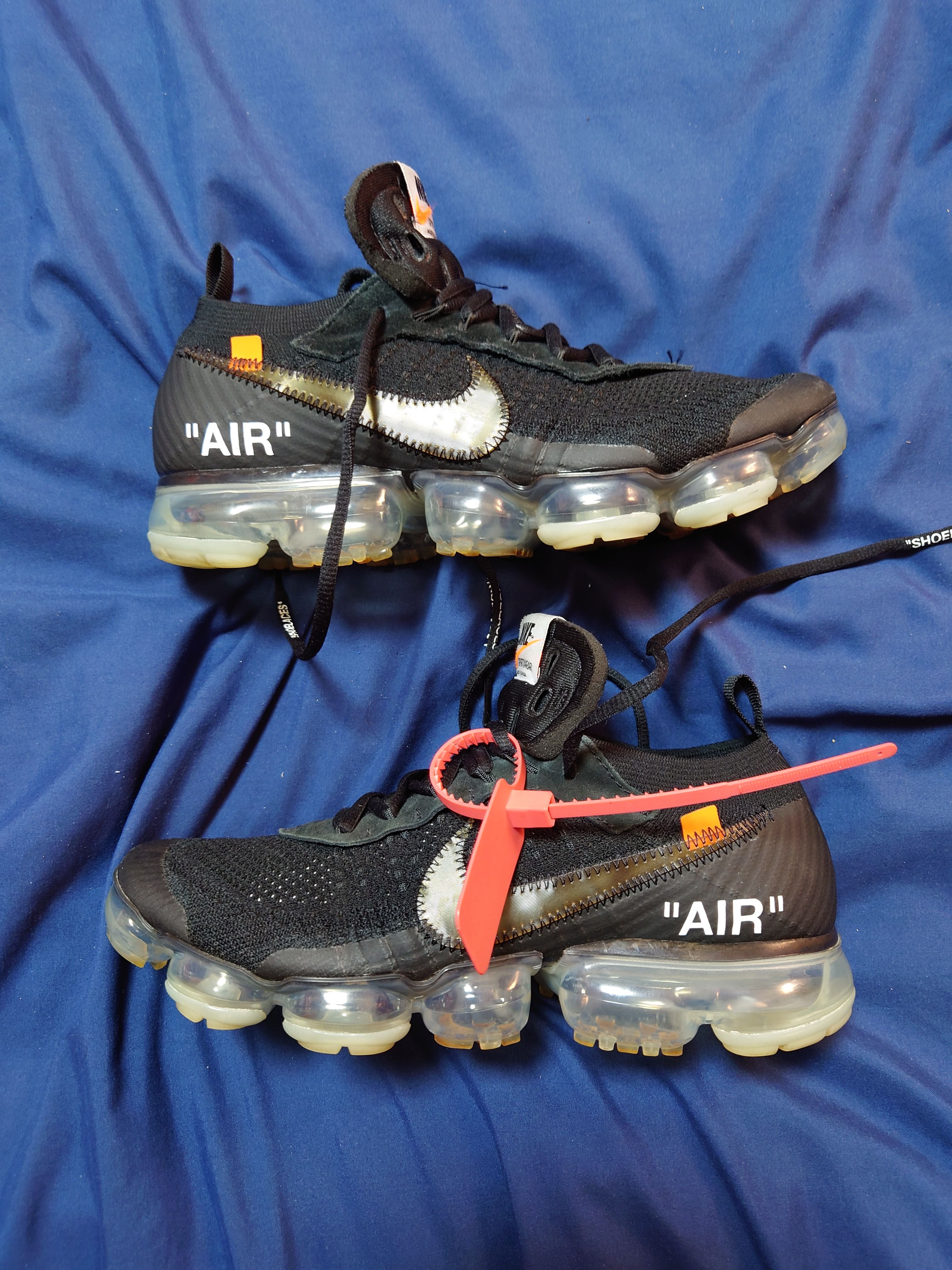 Off-White × Nike Air Vapormax "Black/Total Orange/Clear"